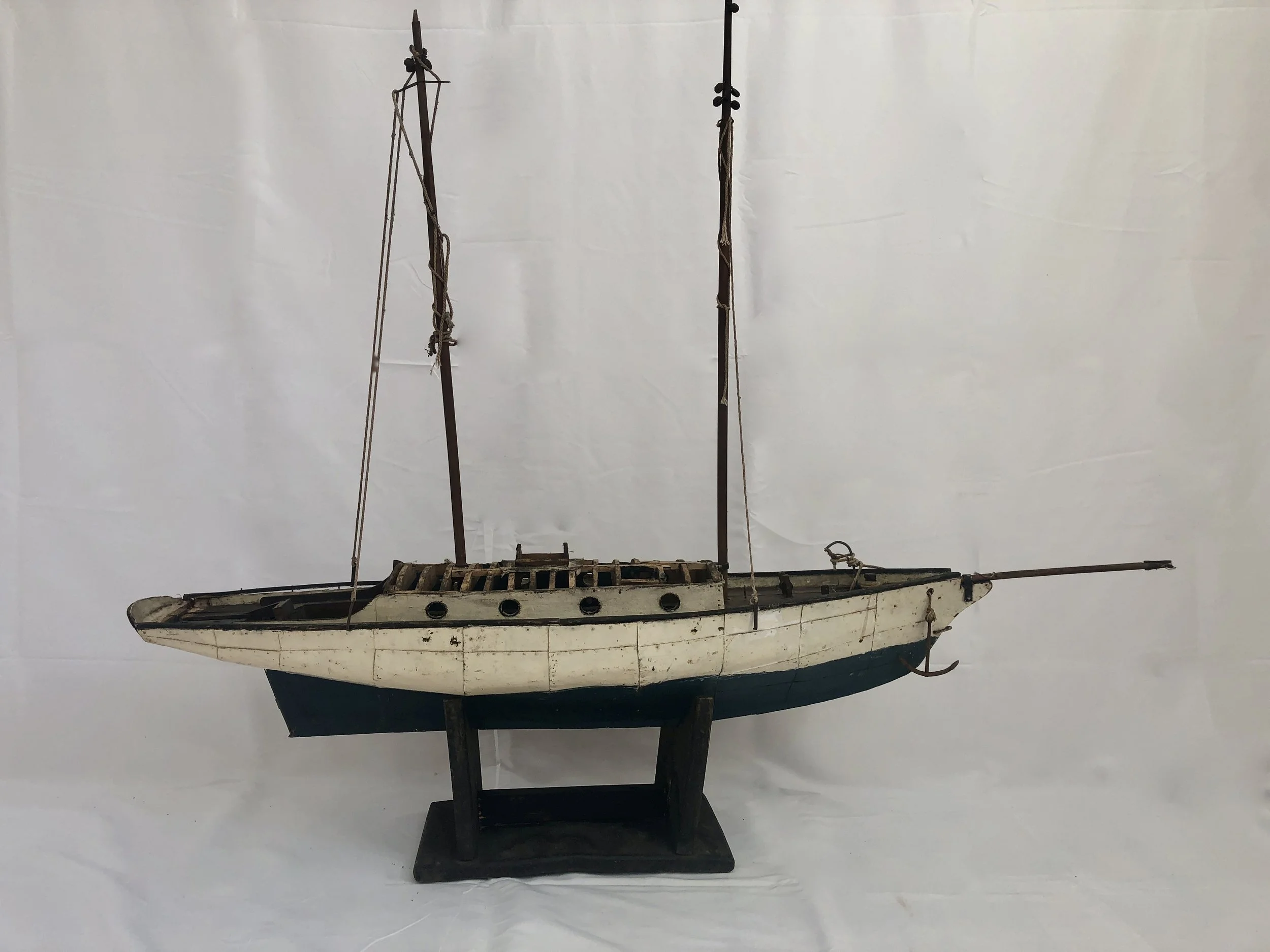 Scratch Built Ketch Pond Yacht