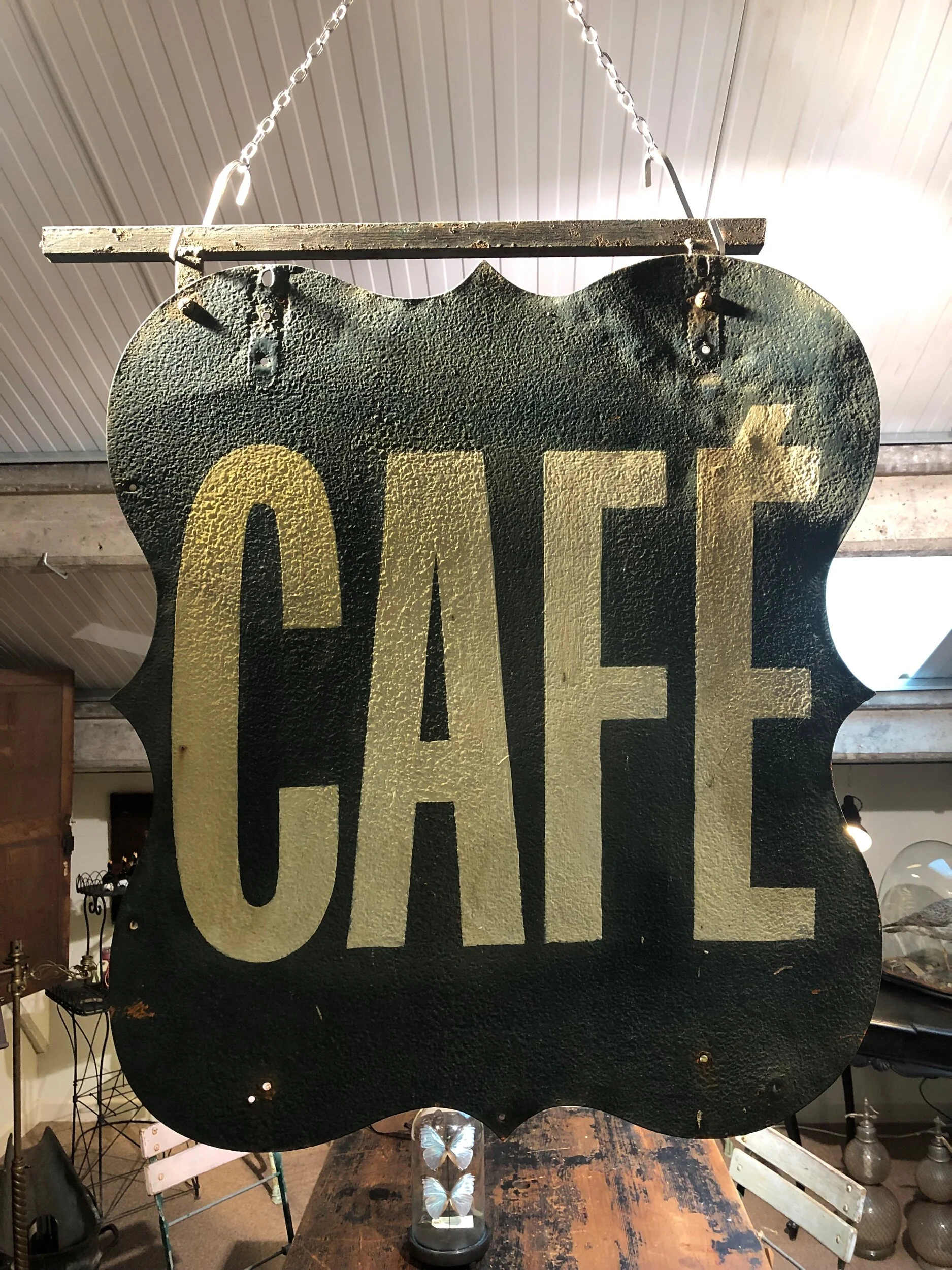 original french cafe sign