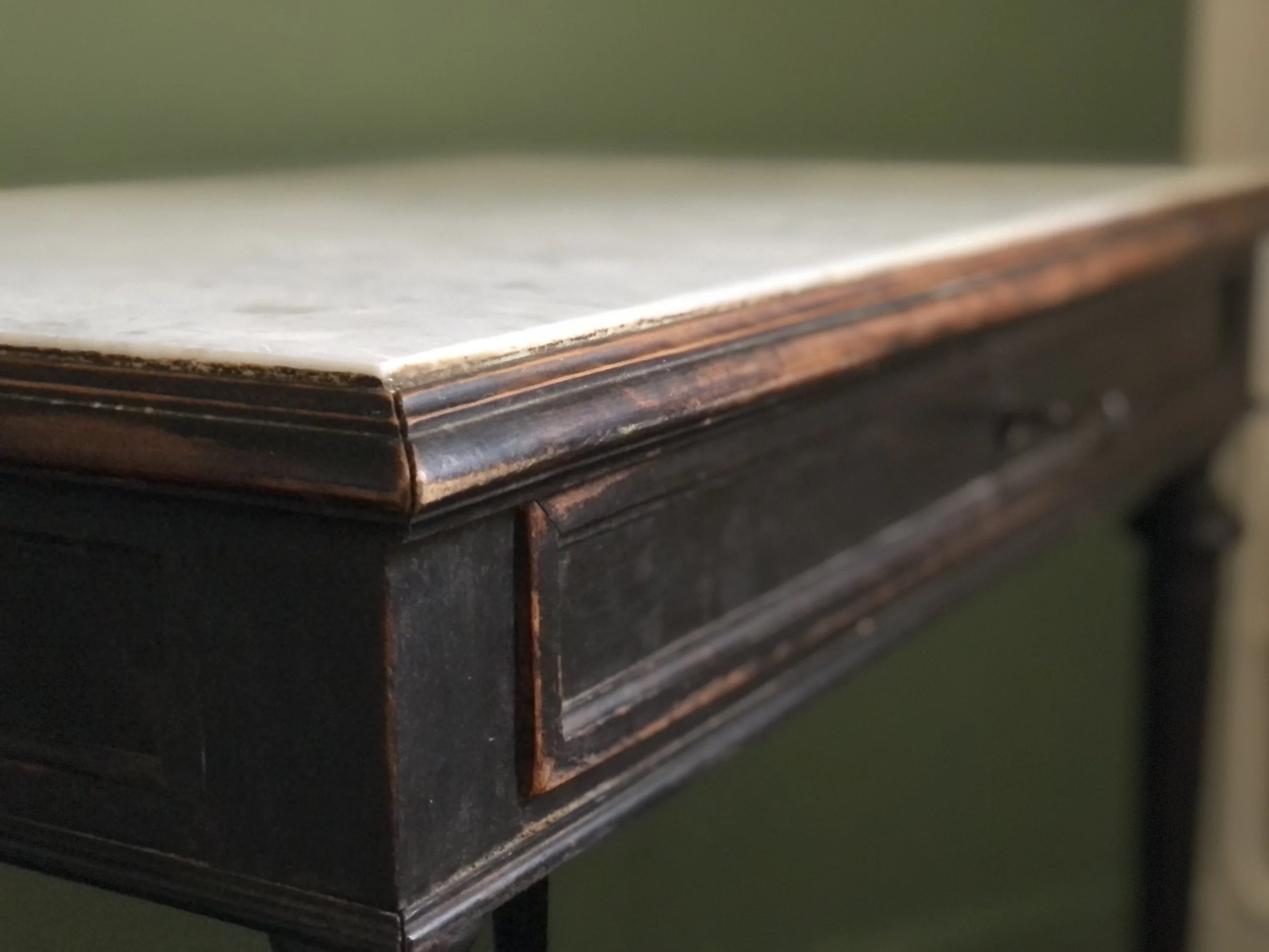 Napoleon III Ebonised Side Table