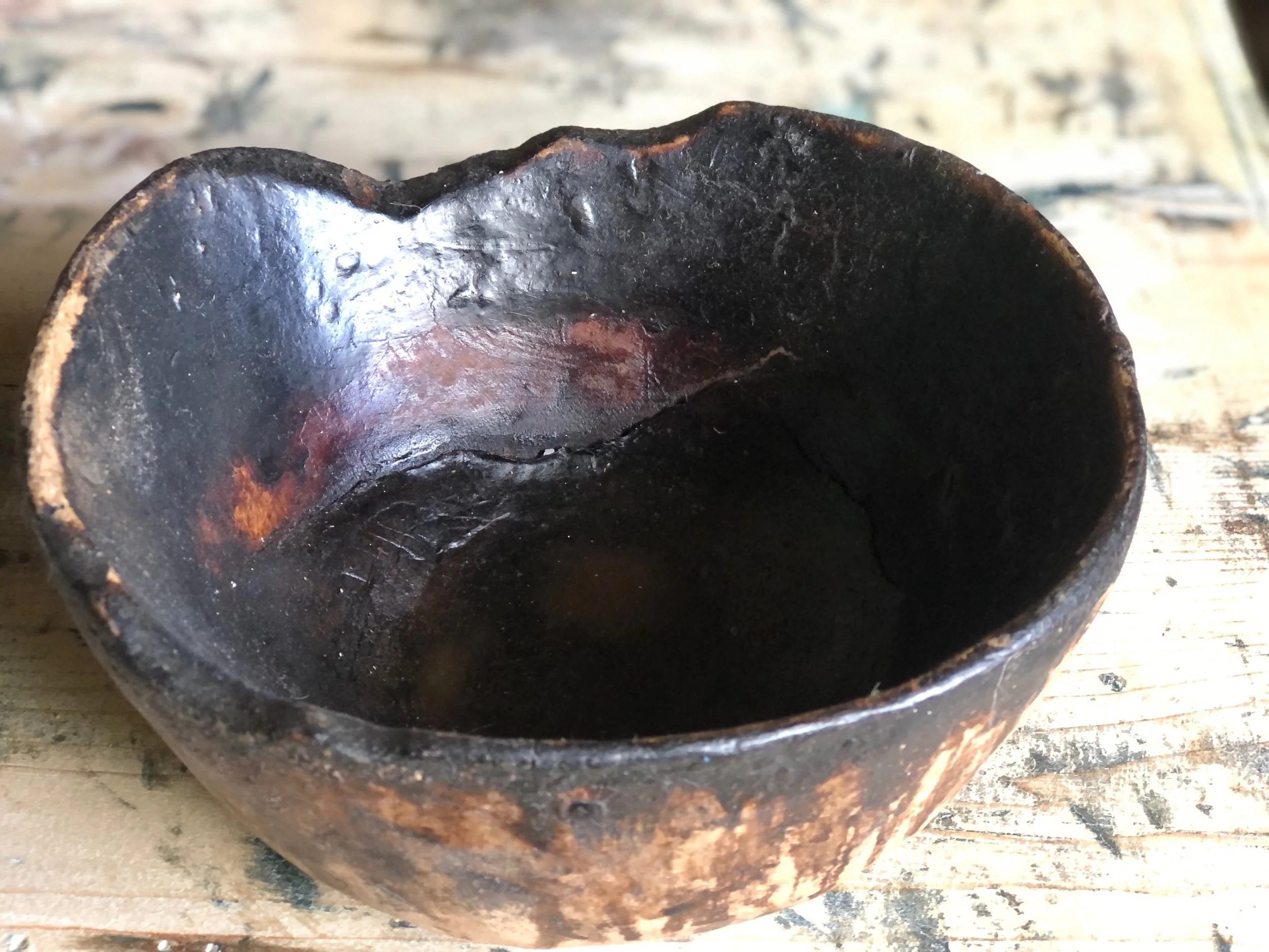 Antique Spanish Shepherds Bowl