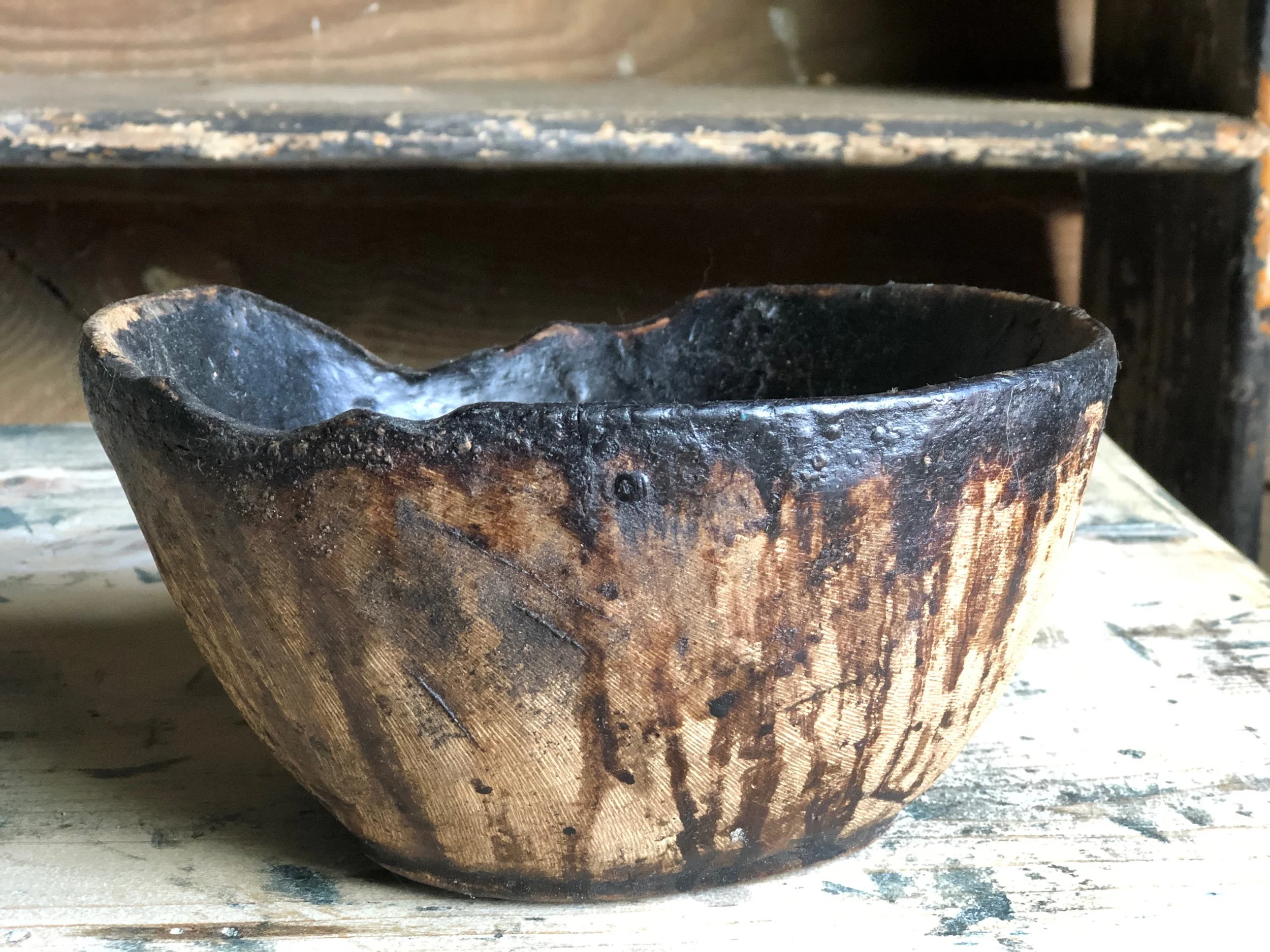 Antique Spanish Shepherds Bowl