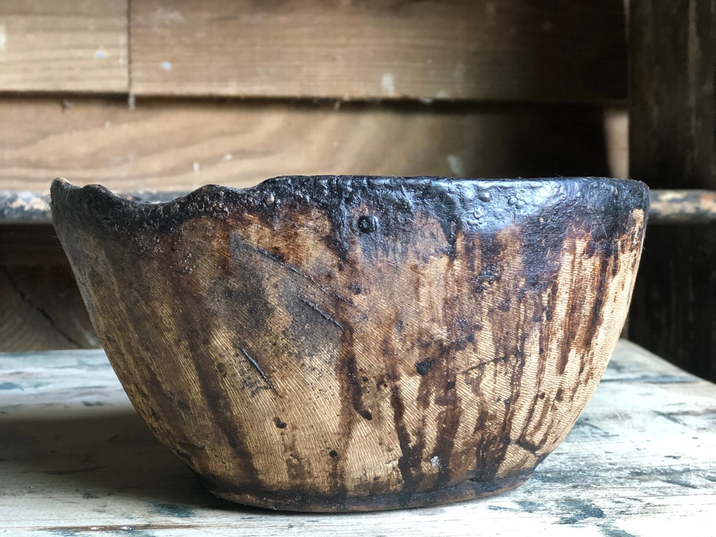 Antique Spanish Shepherds Bowl