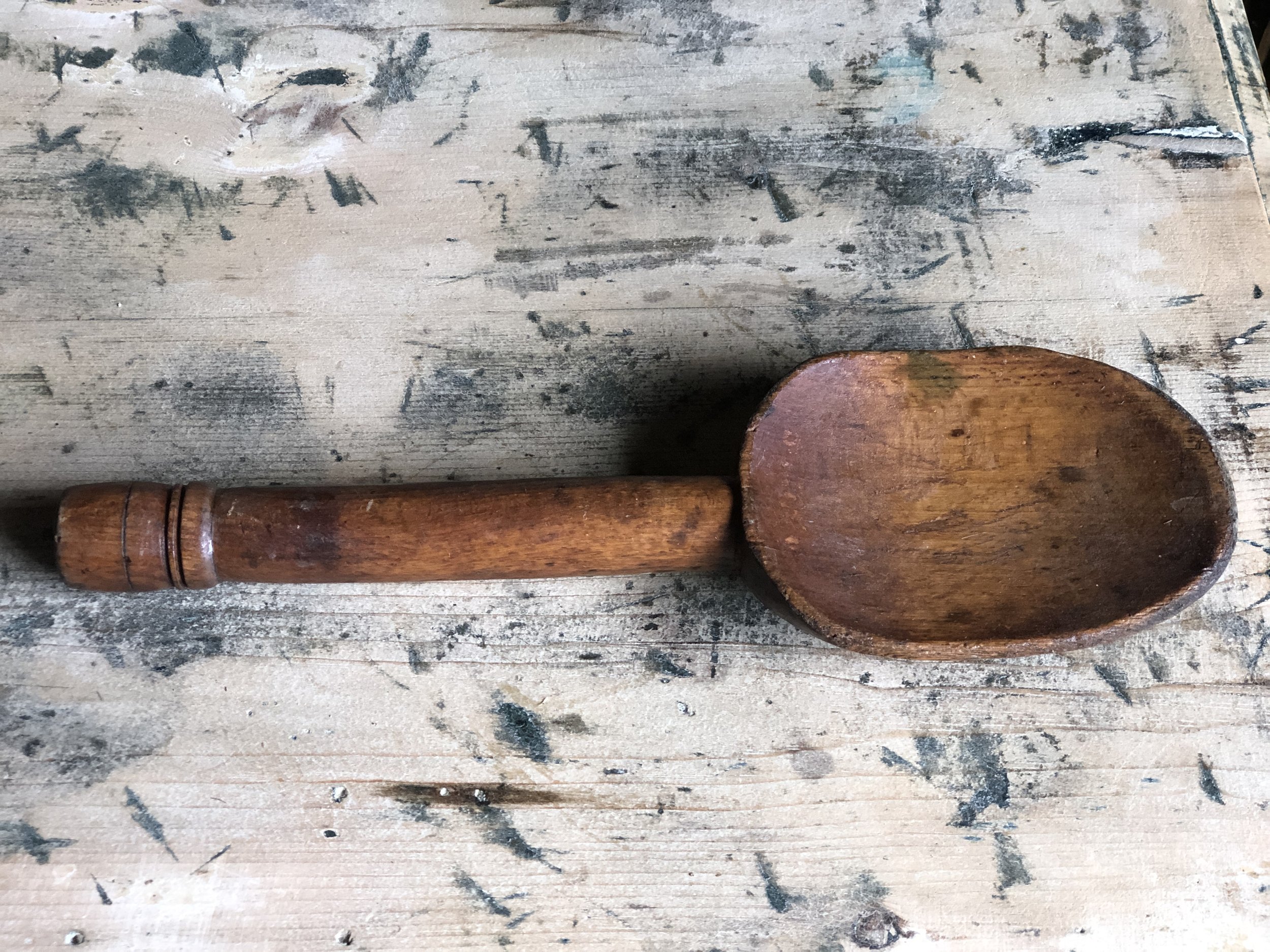 French Butter Bowl And Butter Spoon