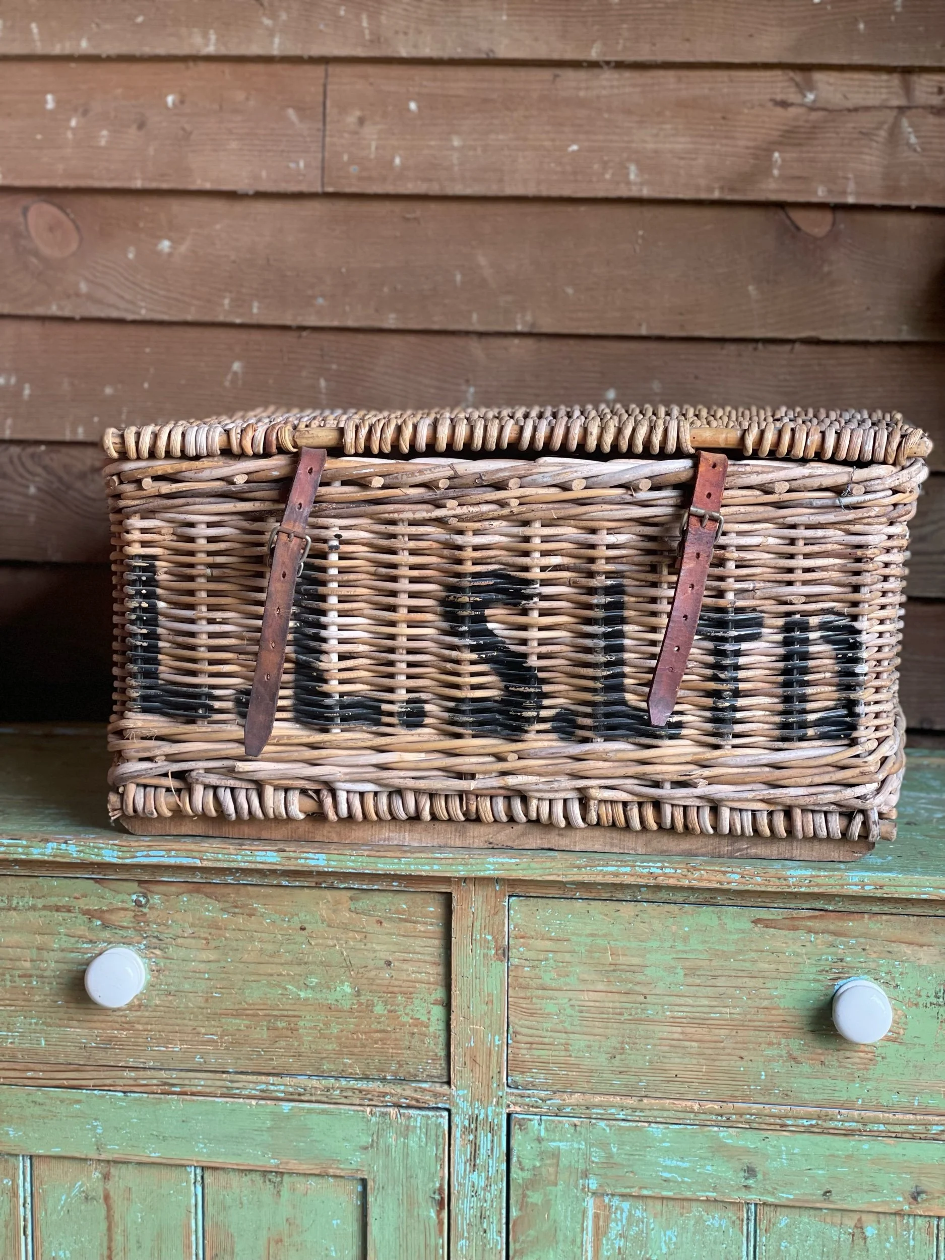 Vintage Laundry Basket  LLS
