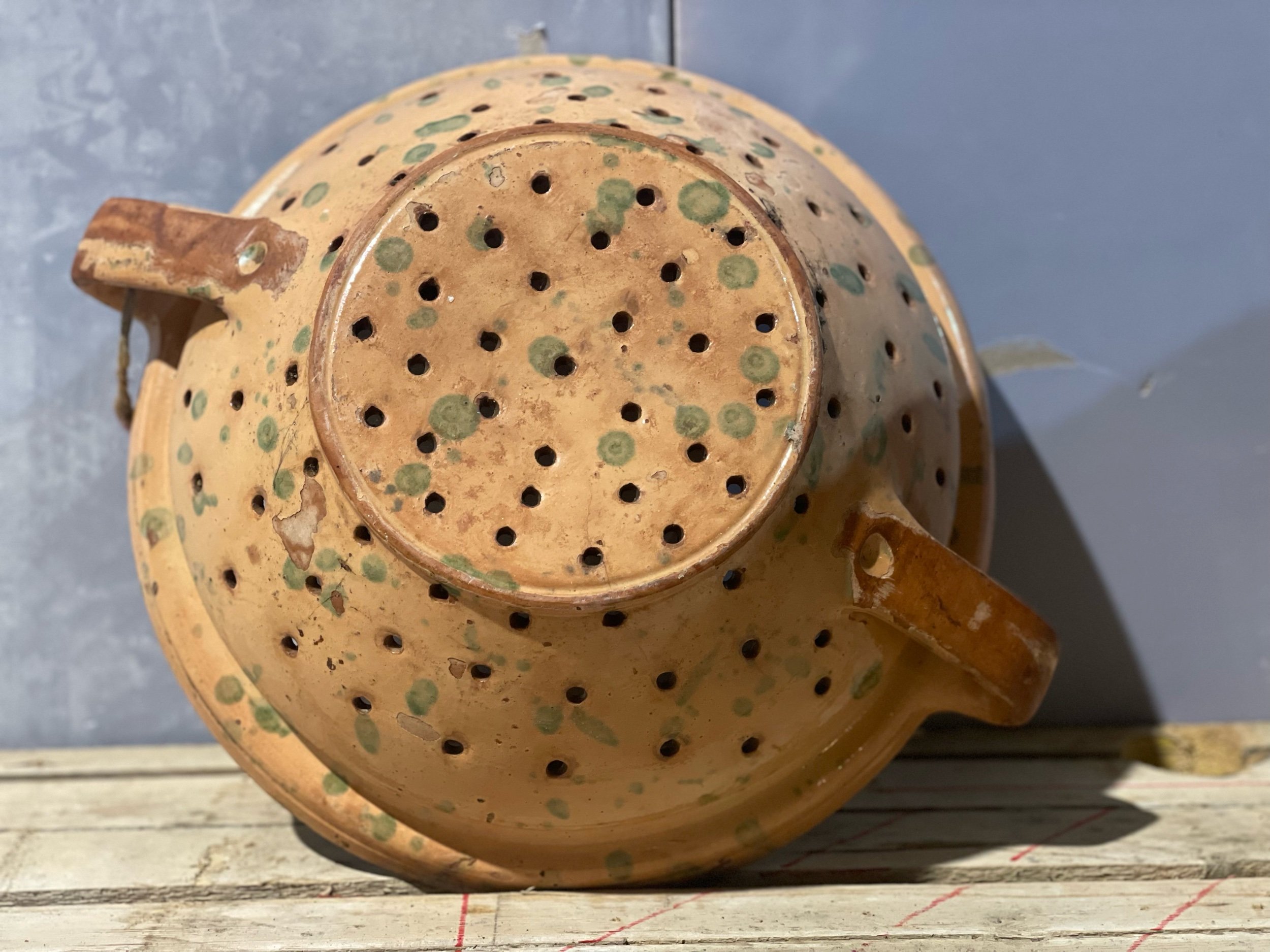 Antique French Terracotta Passette