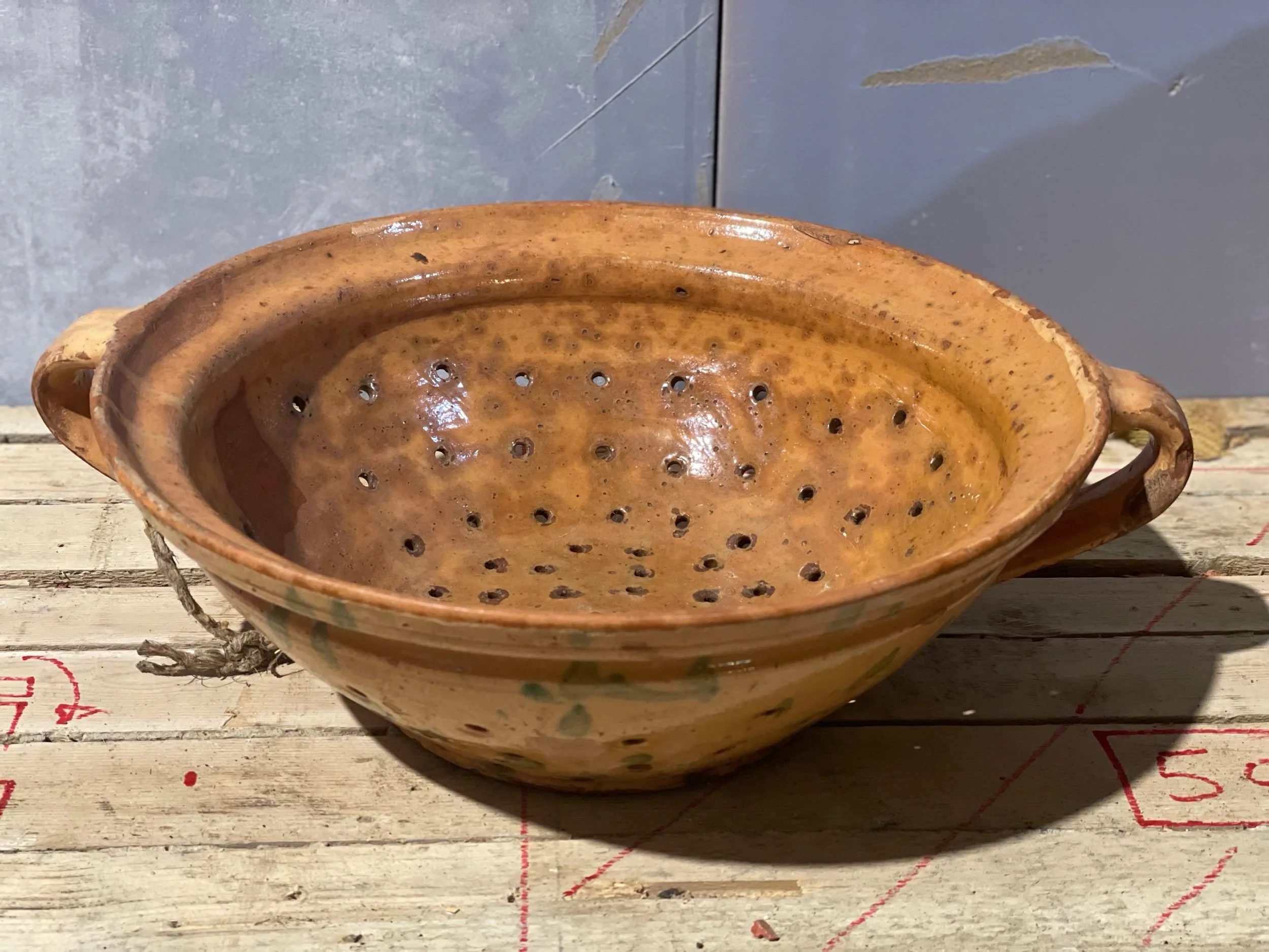 Antique French Terracotta Passette