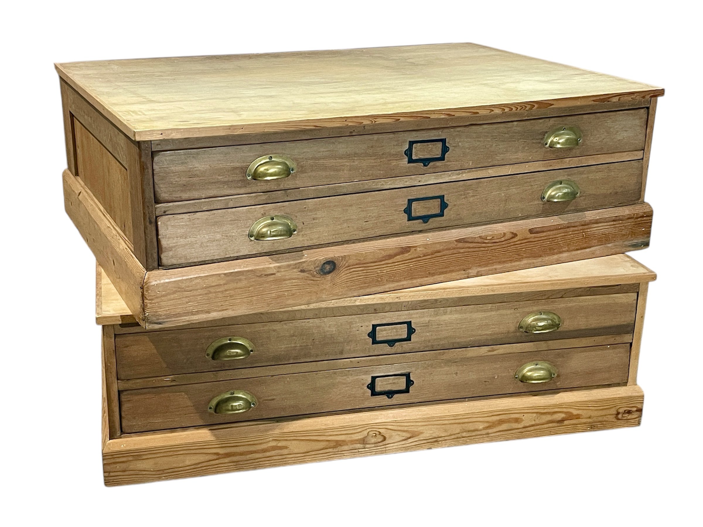 Mid Century Plan Chests