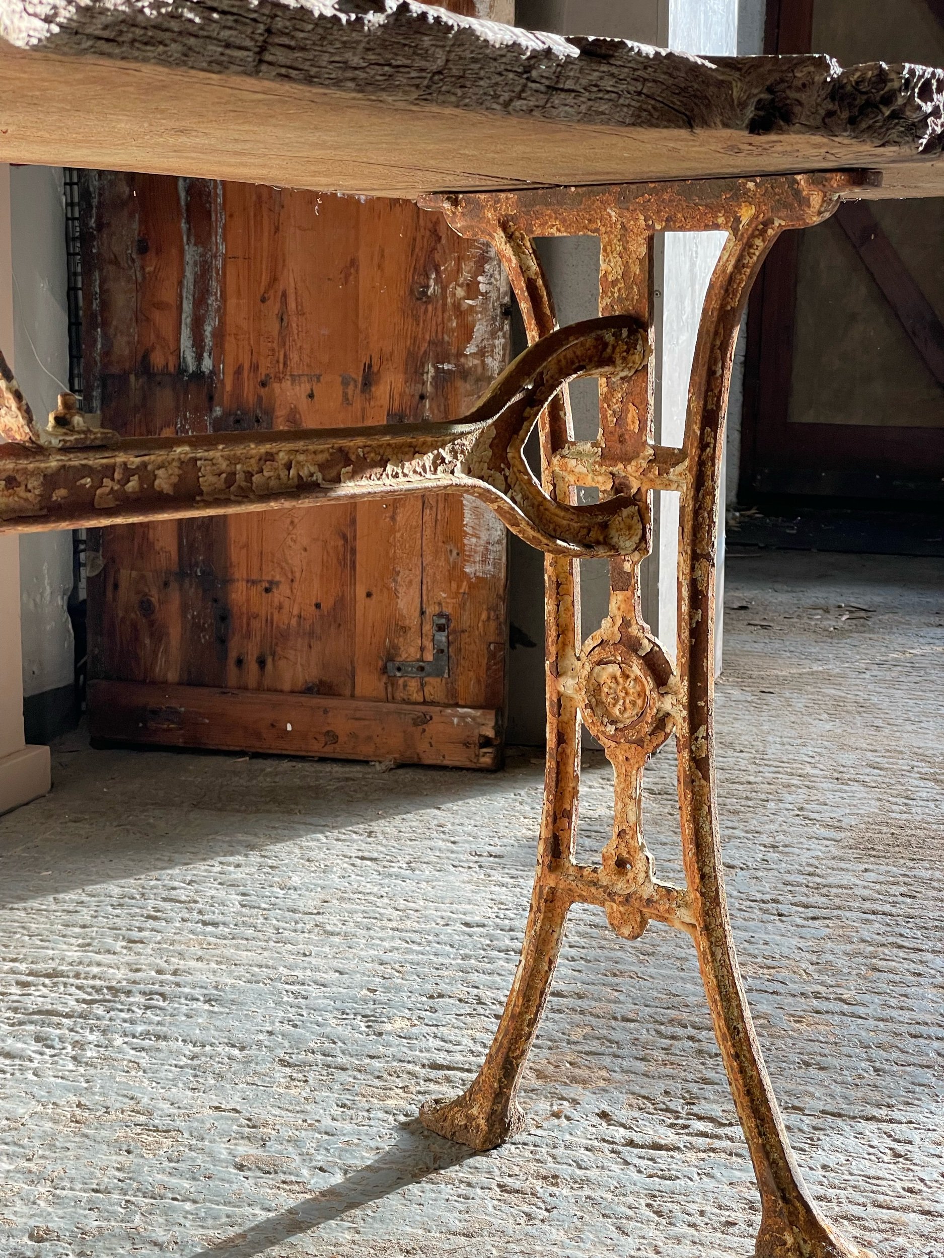 19th Century Cast Iron Table