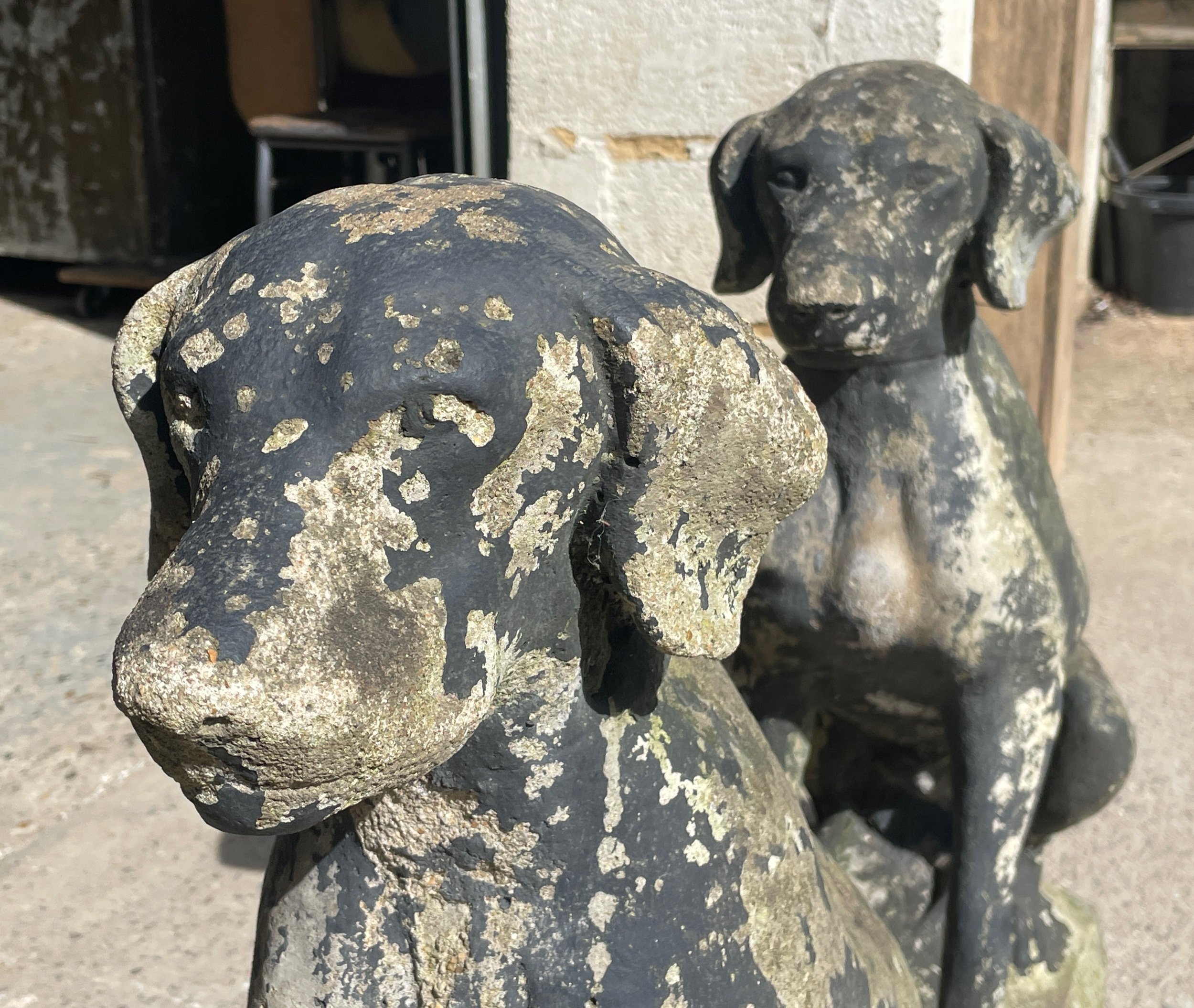 Pair of Stone Dogs
