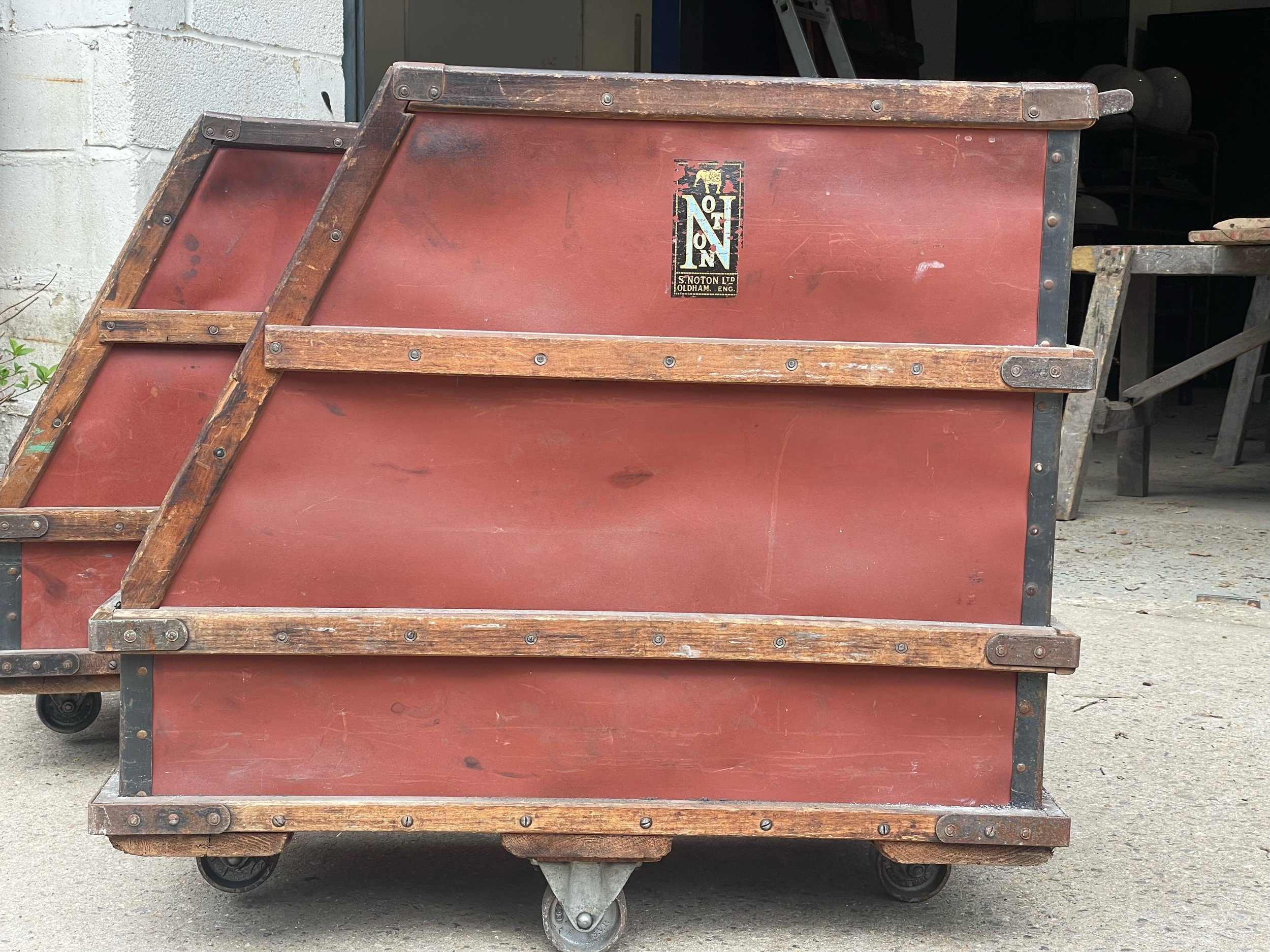 1950s Industrial Mill Trolley