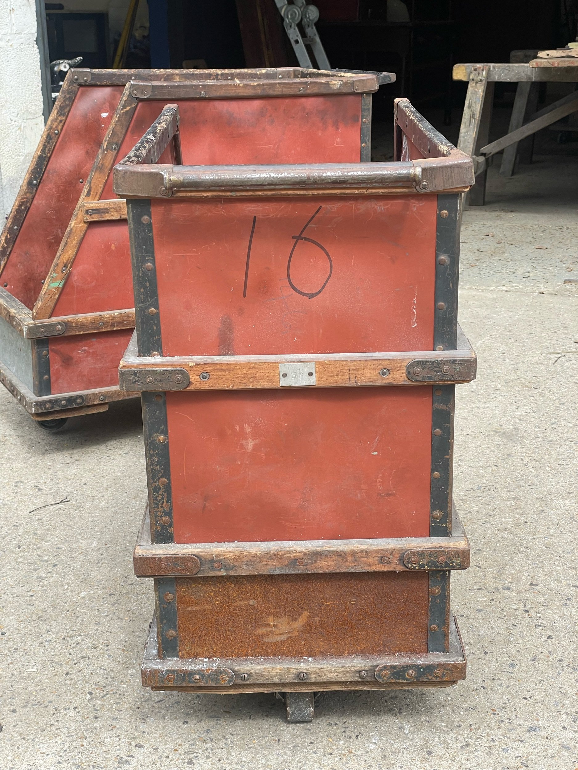 1950s Industrial Mill Trolley