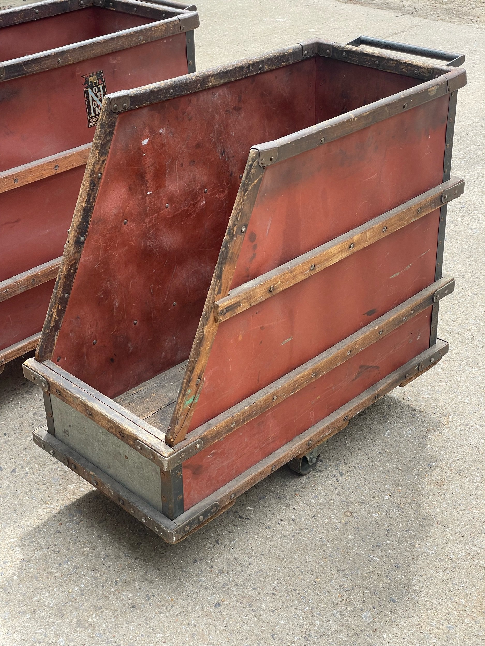 1950s Industrial Mill Trolley