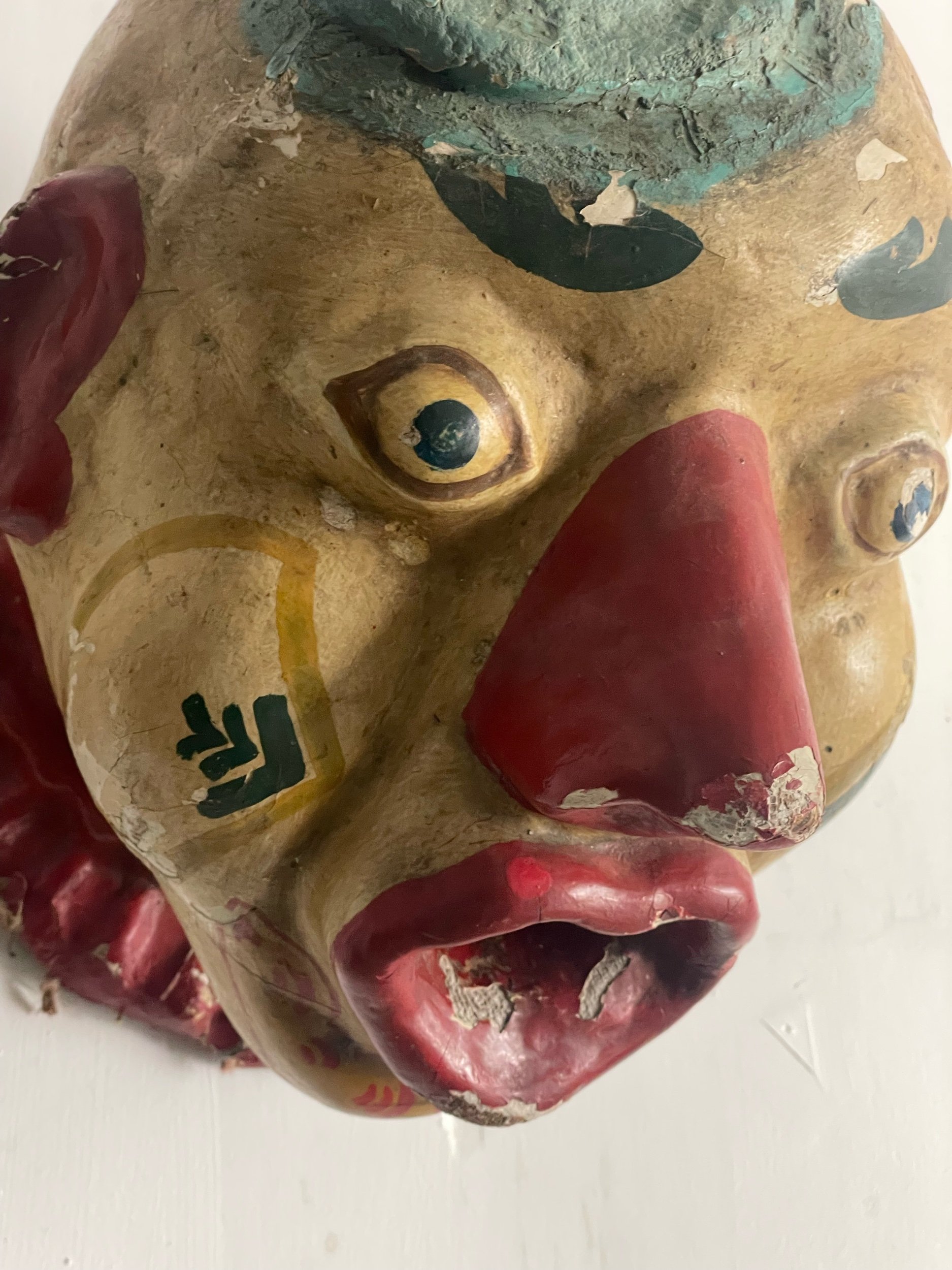 Original Fairground Clown Head