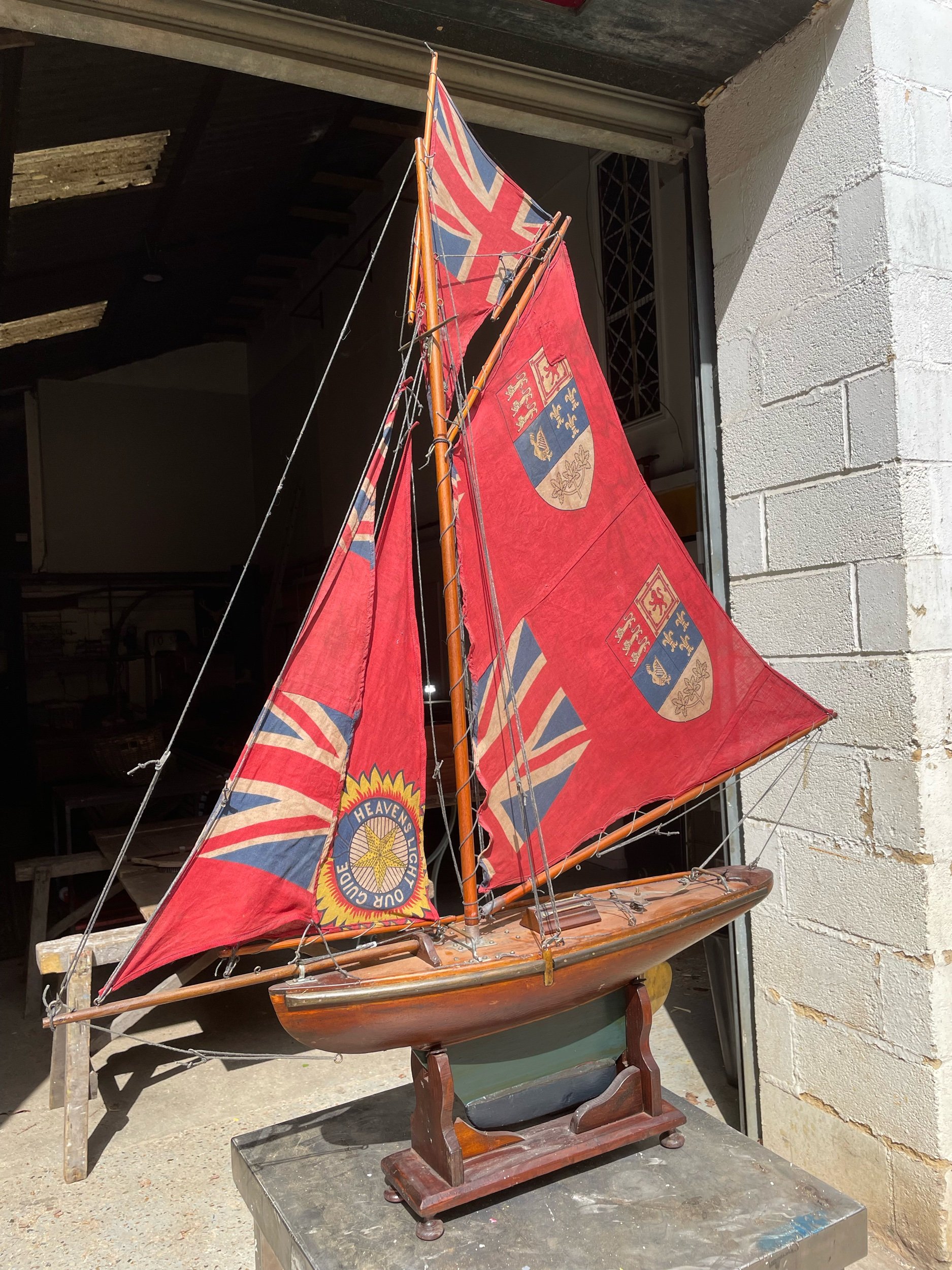 20th Century English Pond Yacht