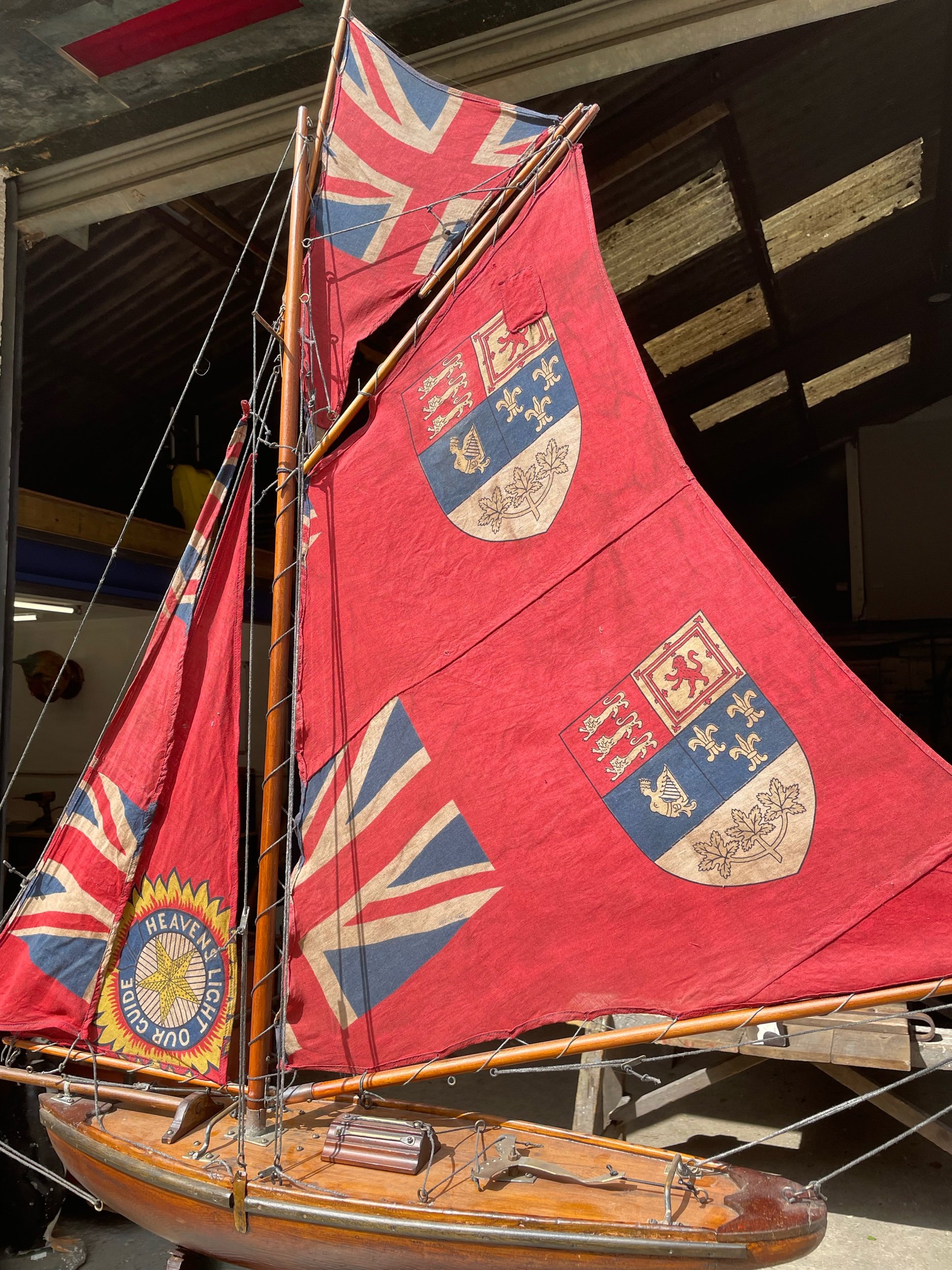 20th Century English Pond Yacht