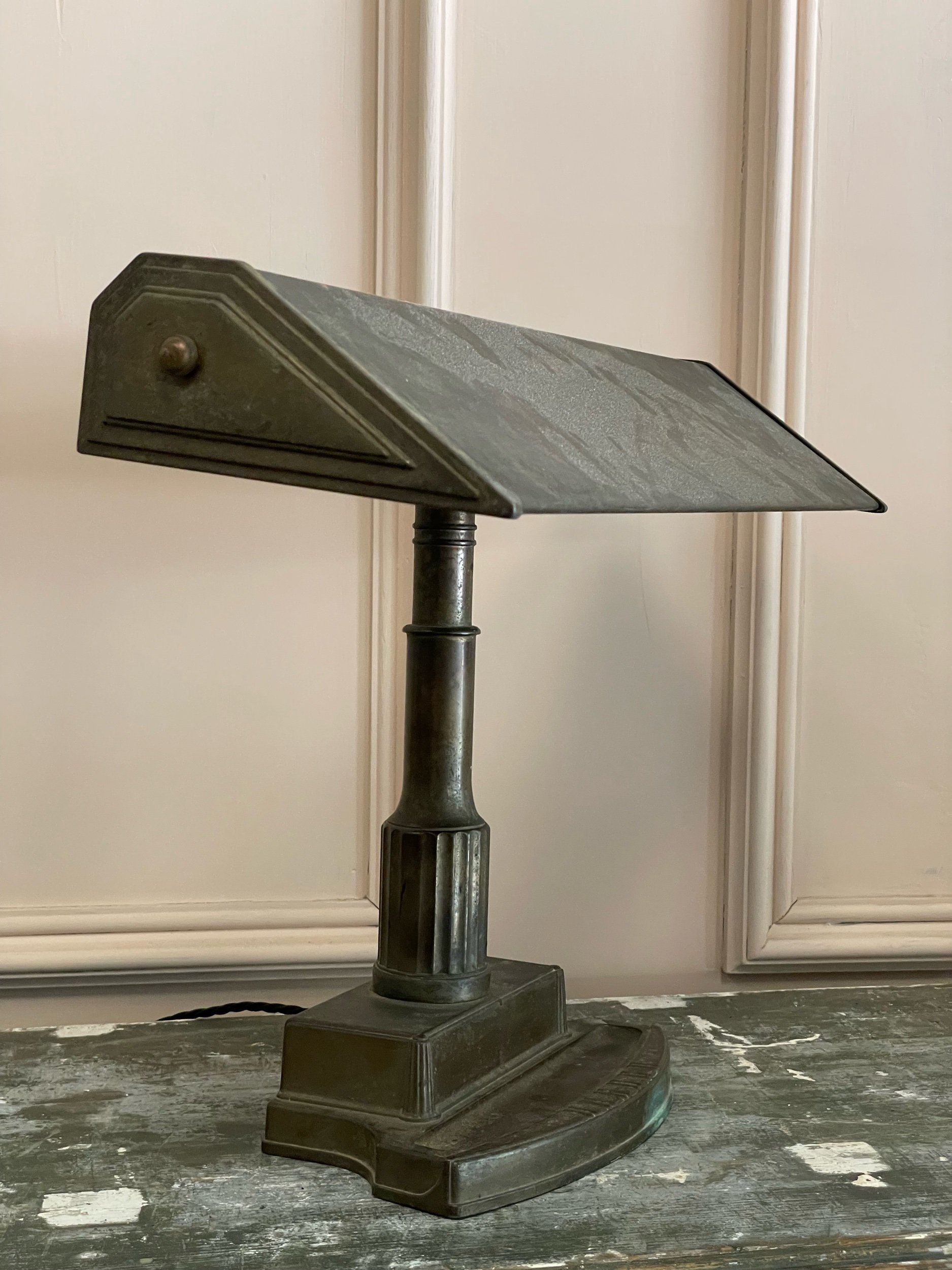 1930s Bankers Lamp