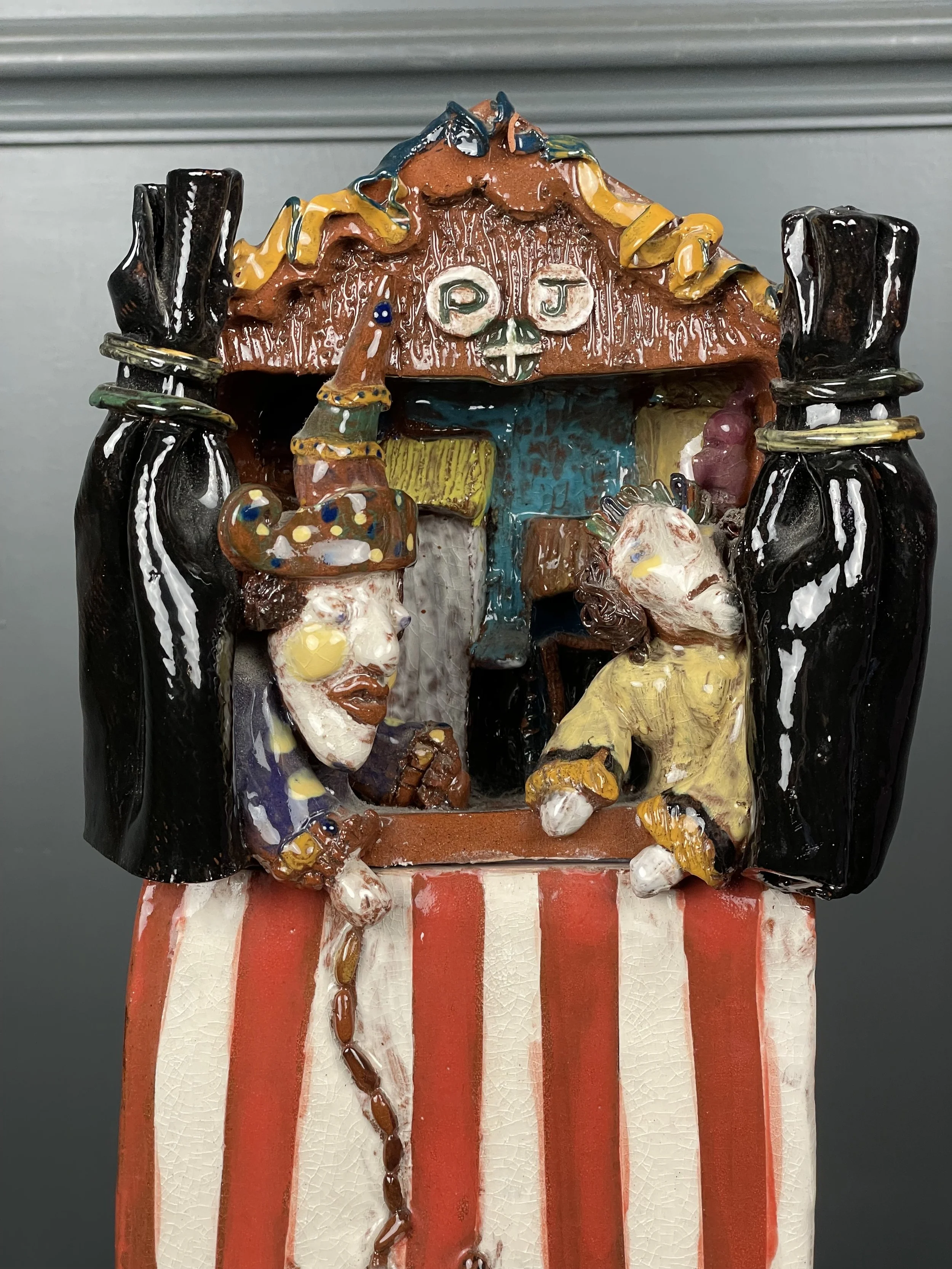 Punch & Judy Ceramic Tent