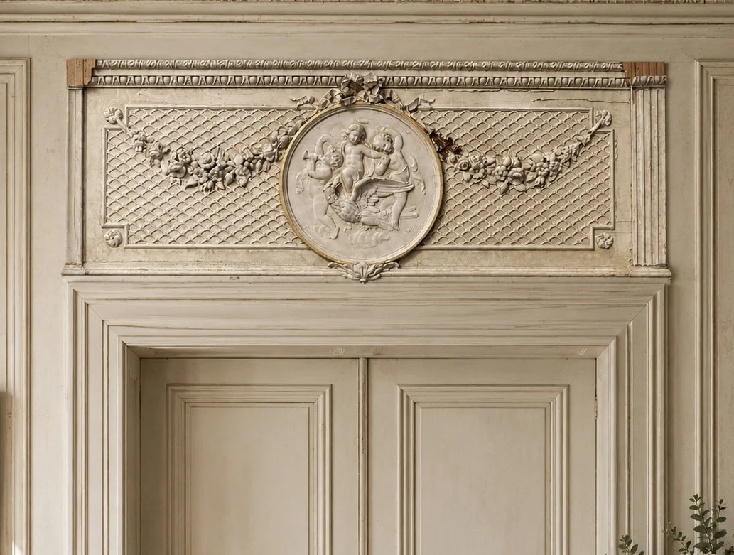 French 19th century Dessus de Porte
