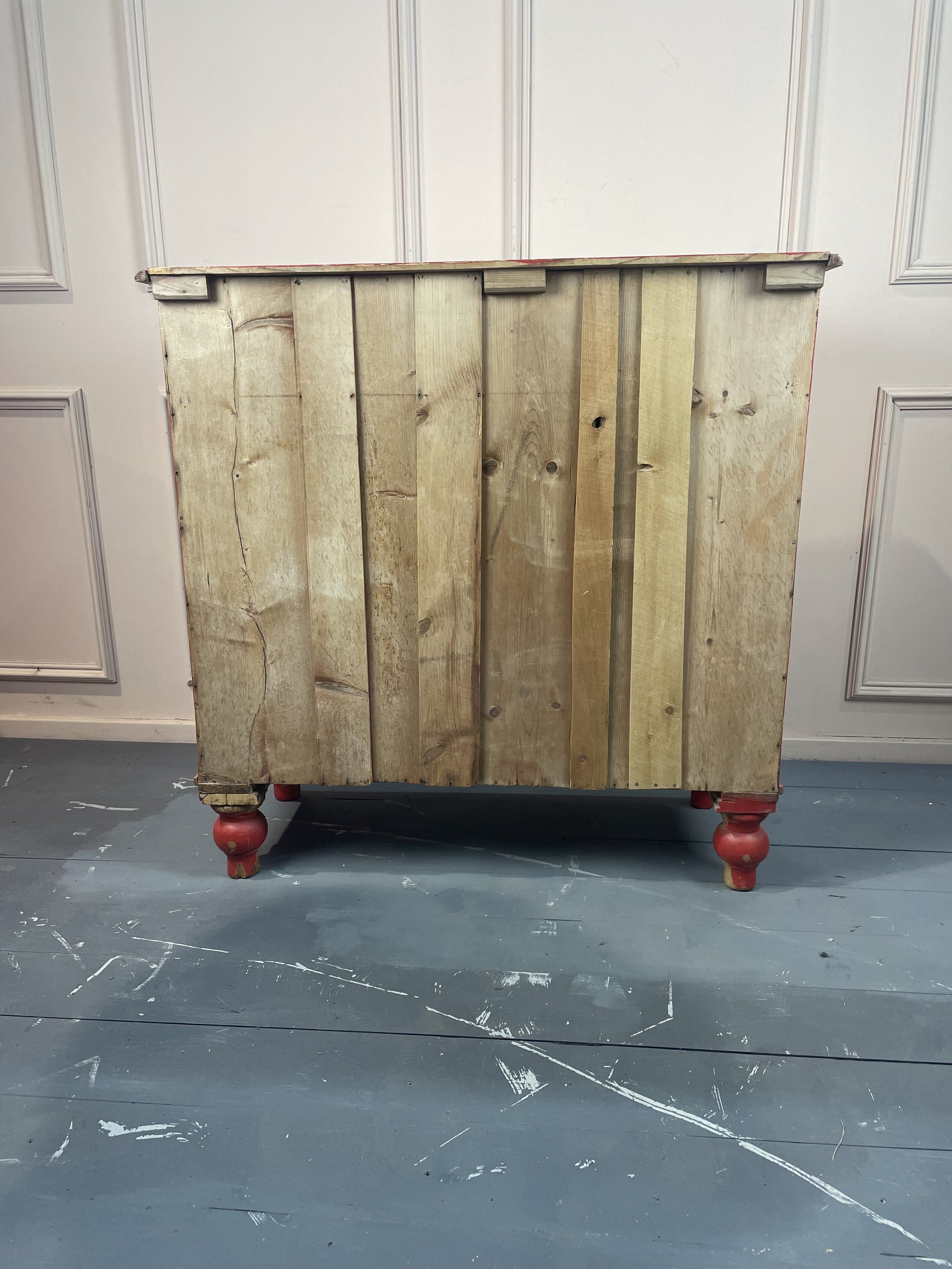 Painted Pine Chest of Drawers