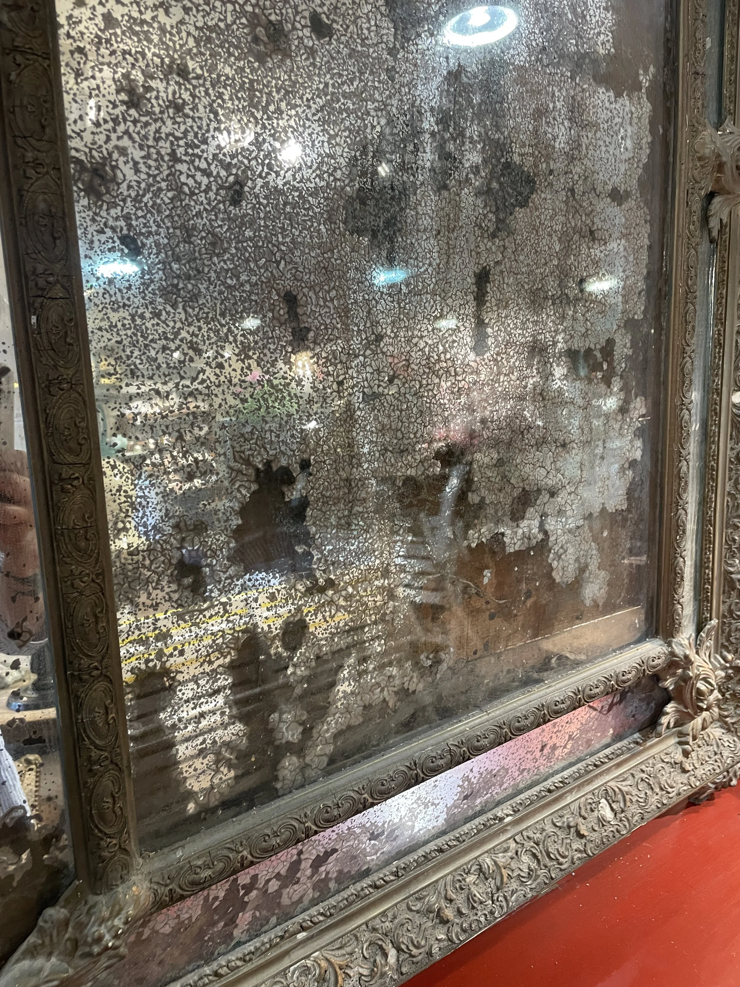 Large Louis XVI Parclose Mirror c1890