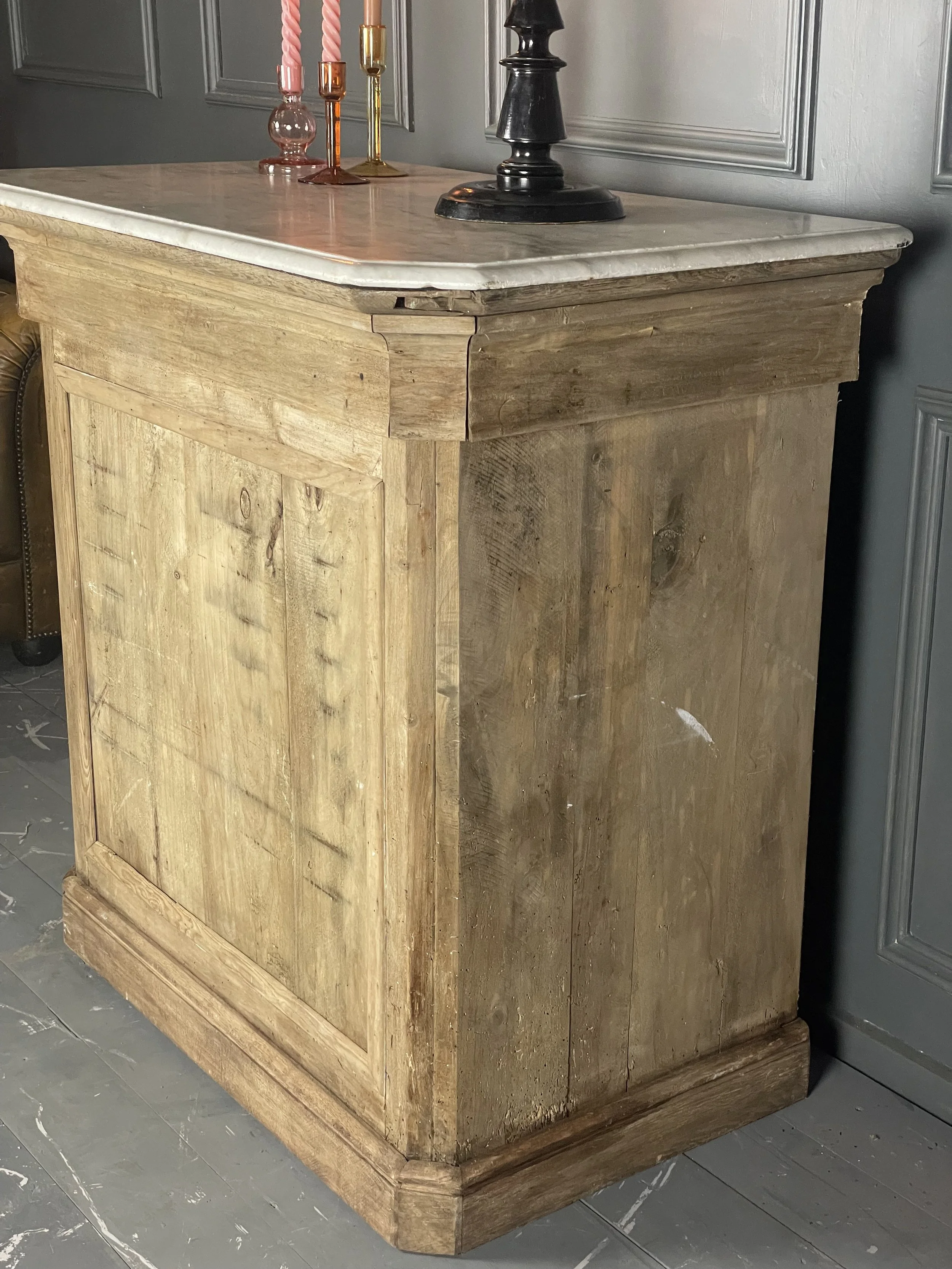 French Oak Shop Counter