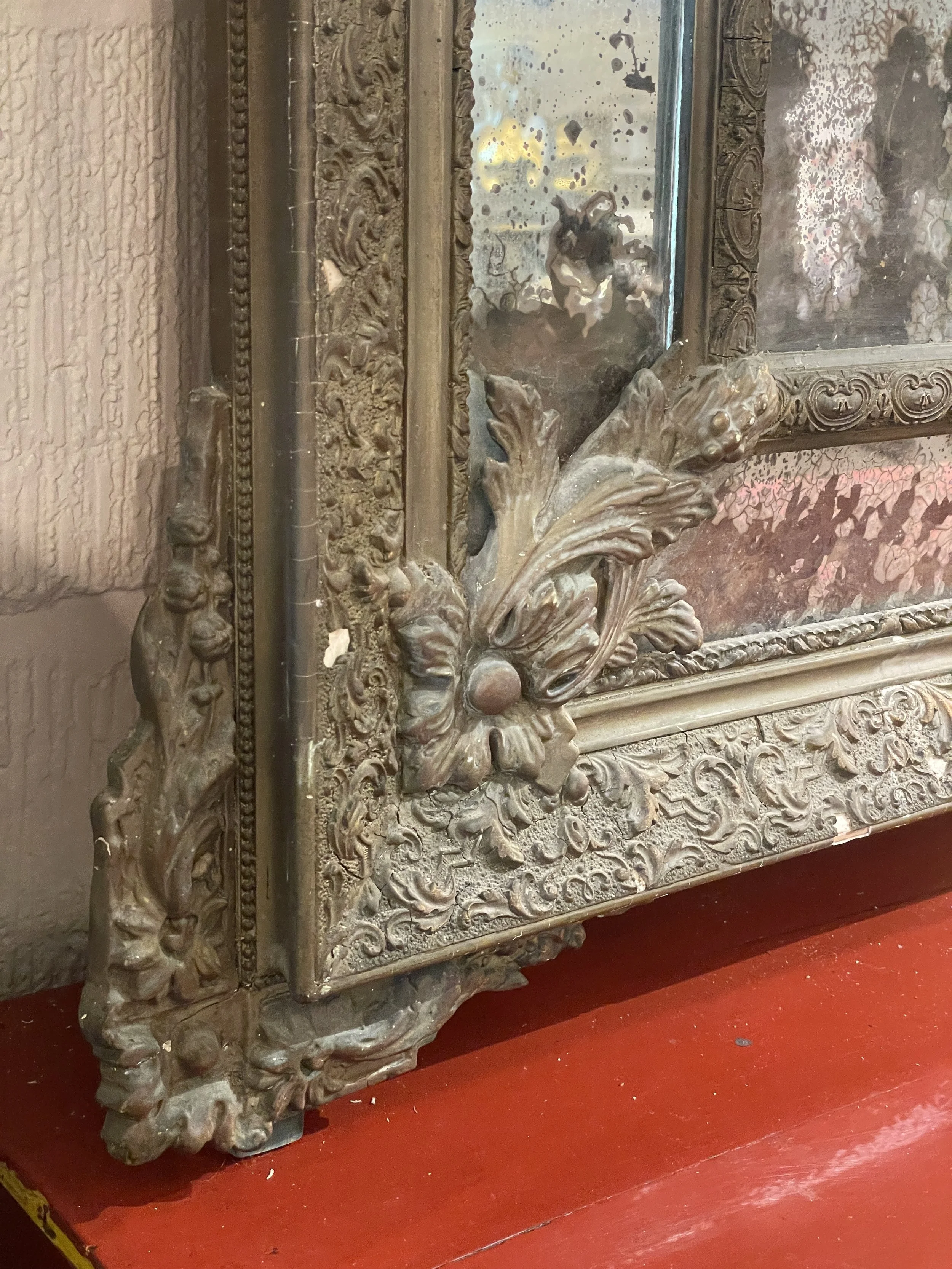 Large Louis XVI Parclose Mirror c1890
