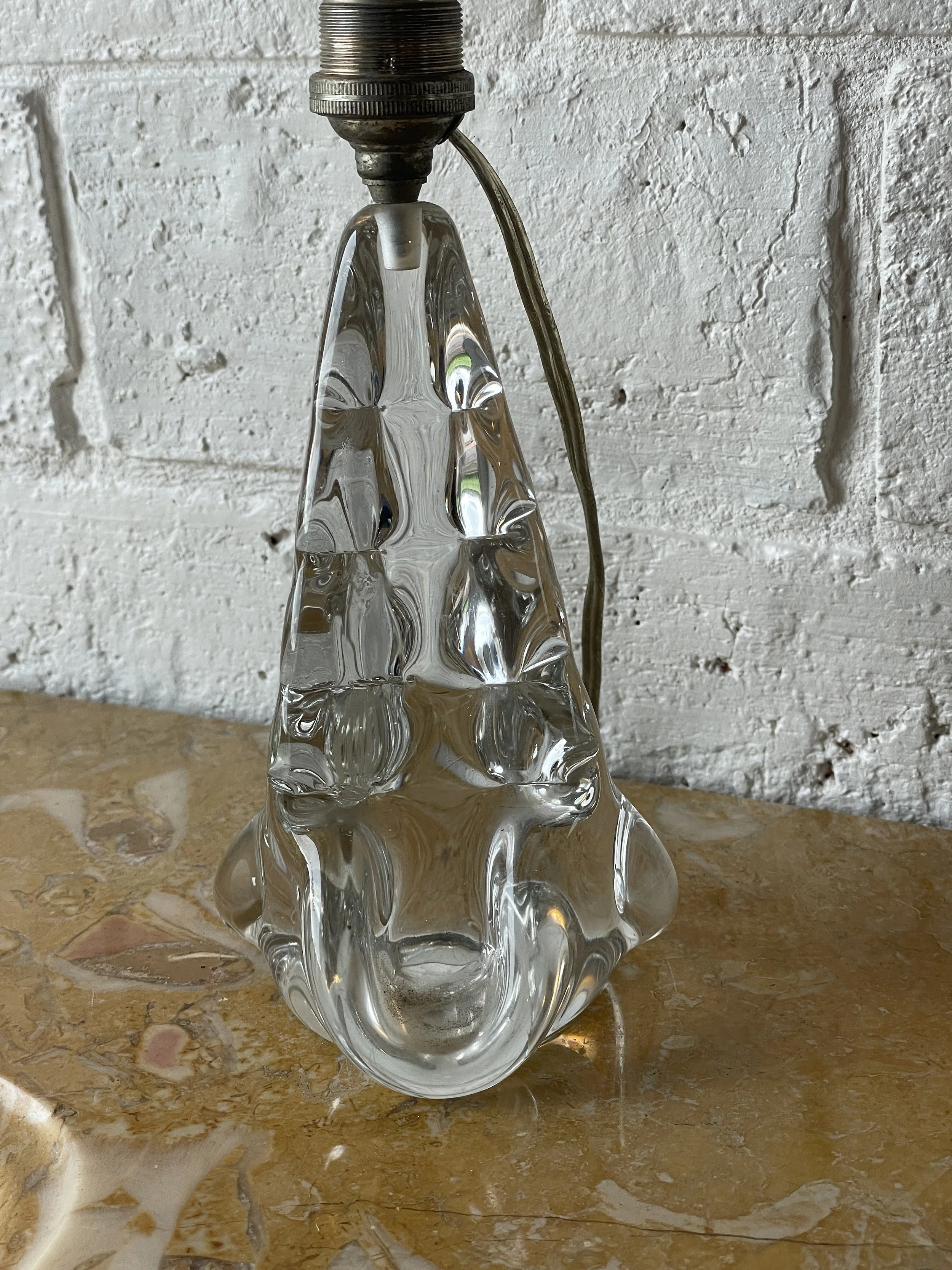 French Crystal Table Lamp