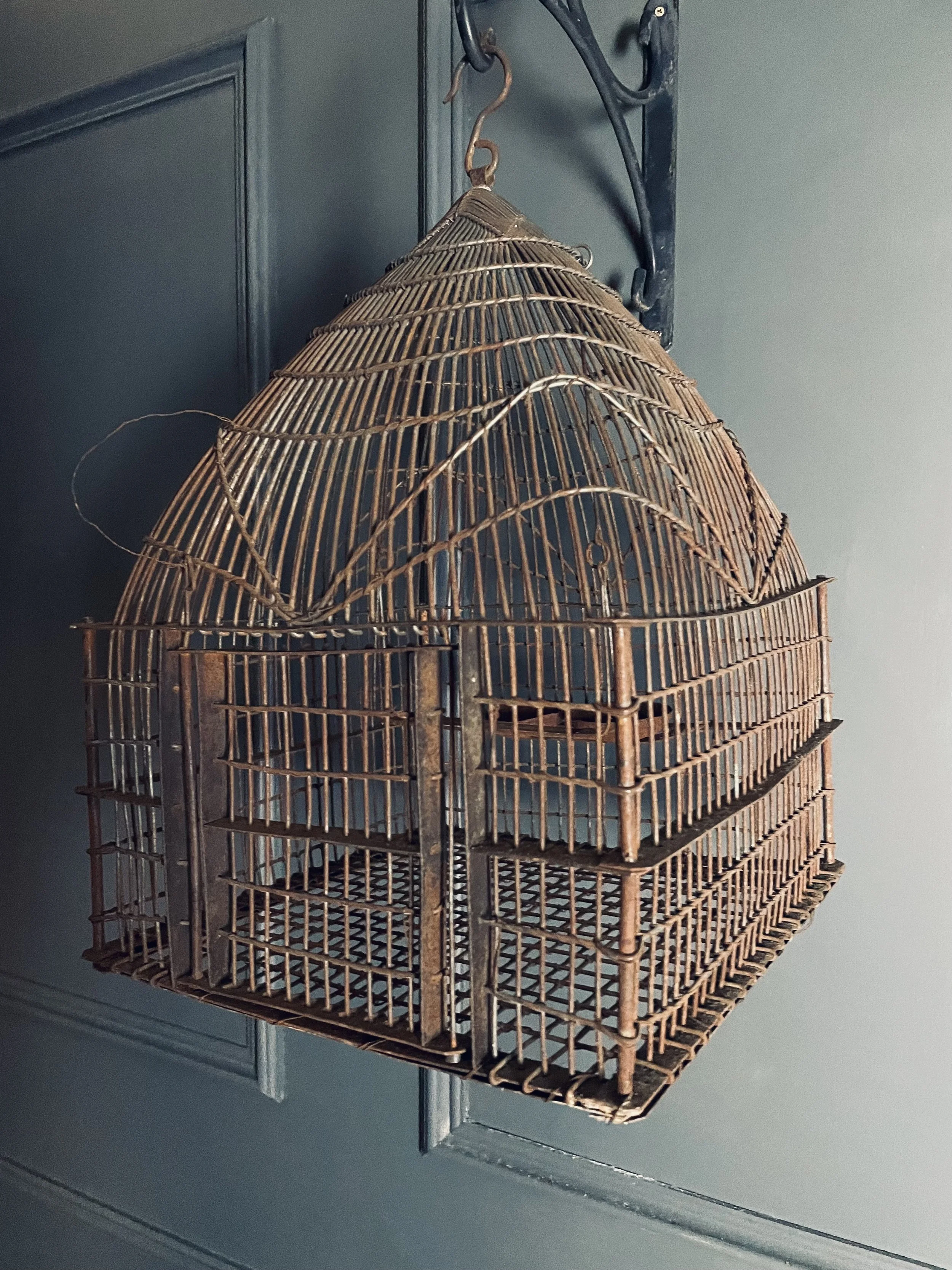 Victorian Ironwork Birdcage
