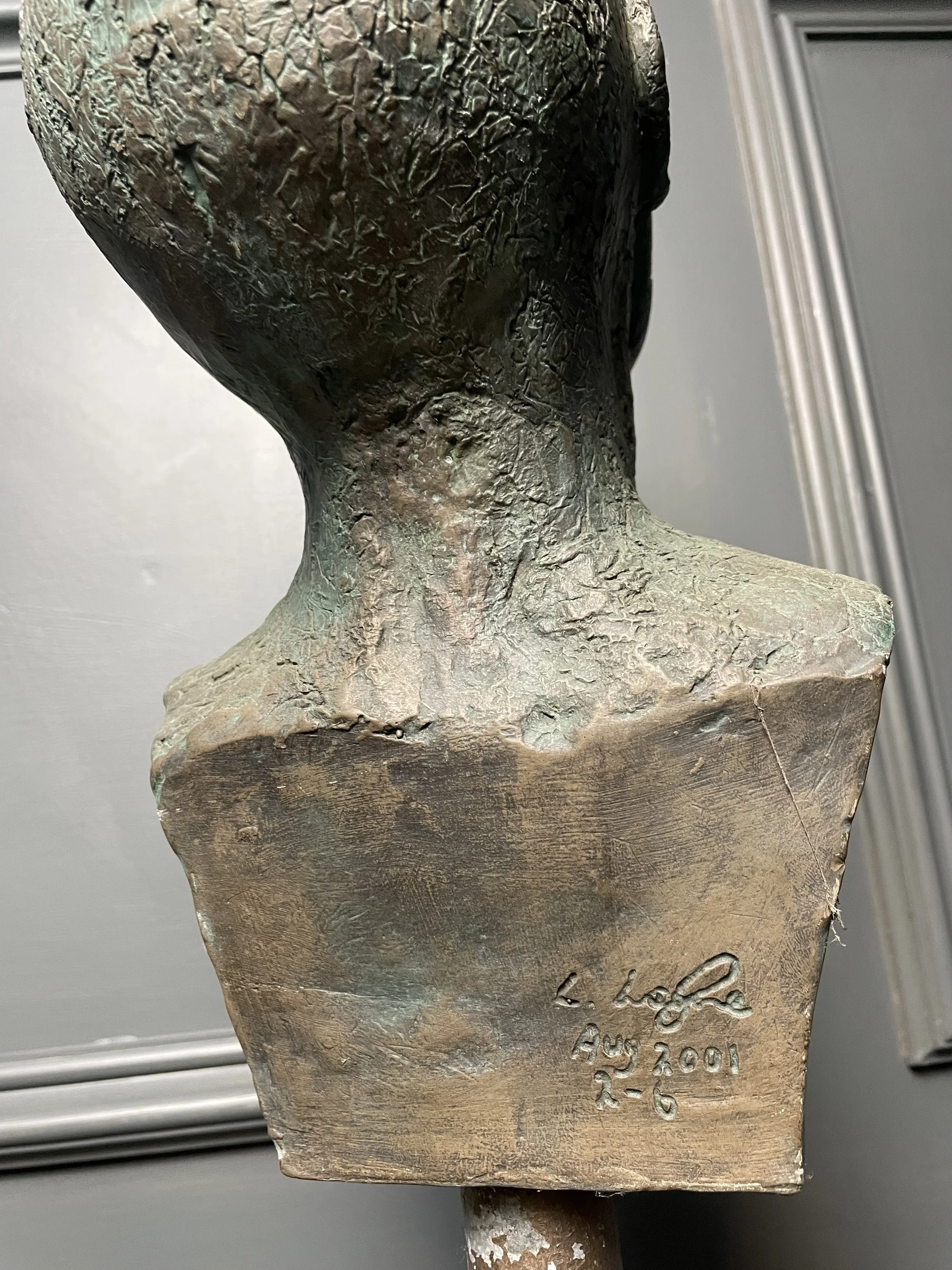 Patinated Bronze Sculpture