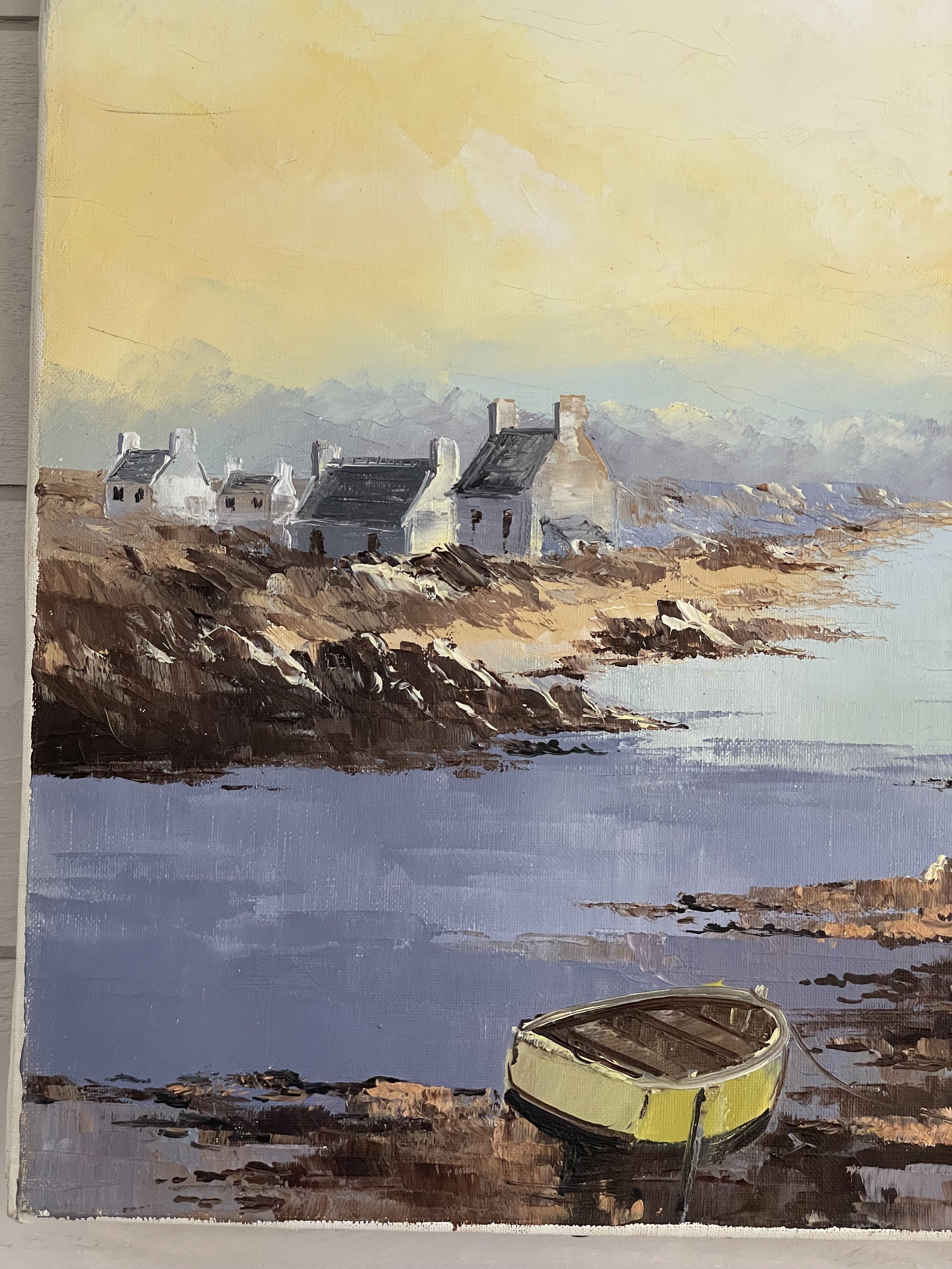 Oil on Canvas - Boats