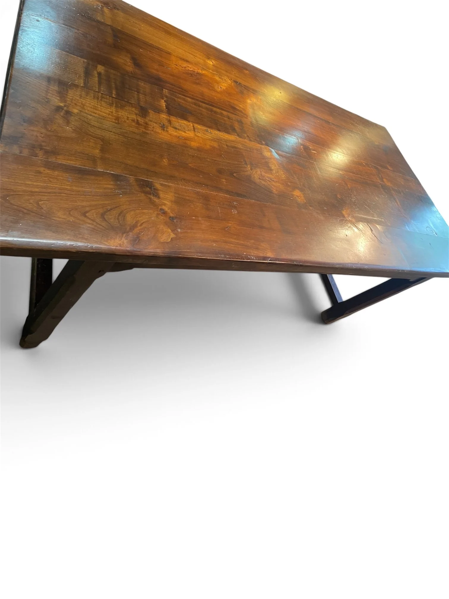 Large French Fruitwood Refectory Table