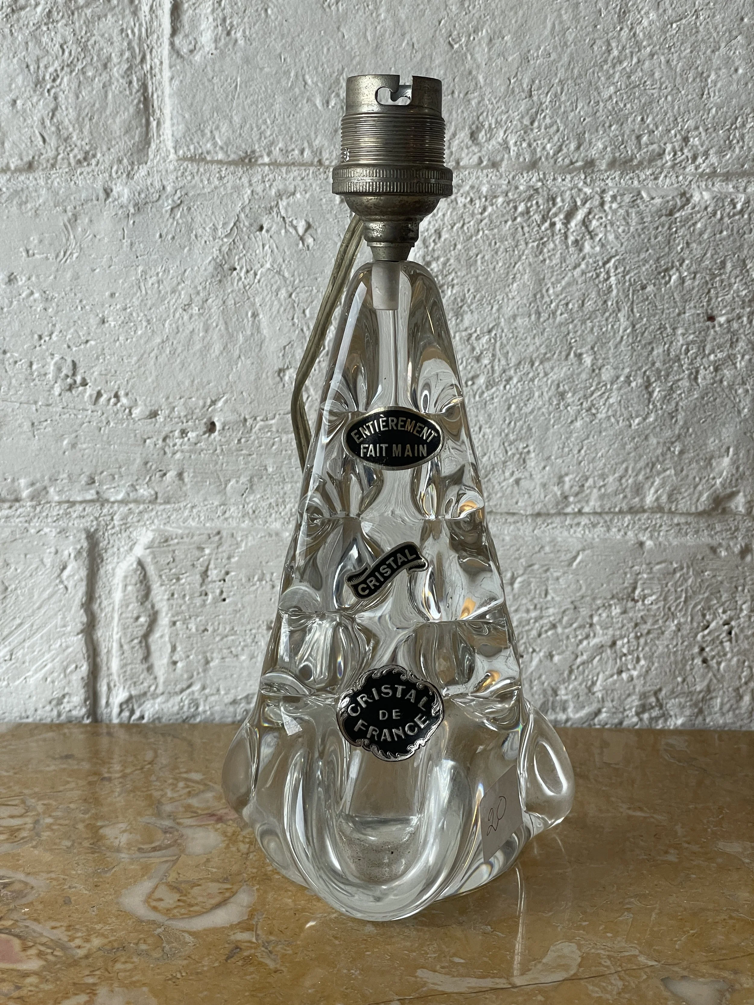 French Crystal Table Lamp