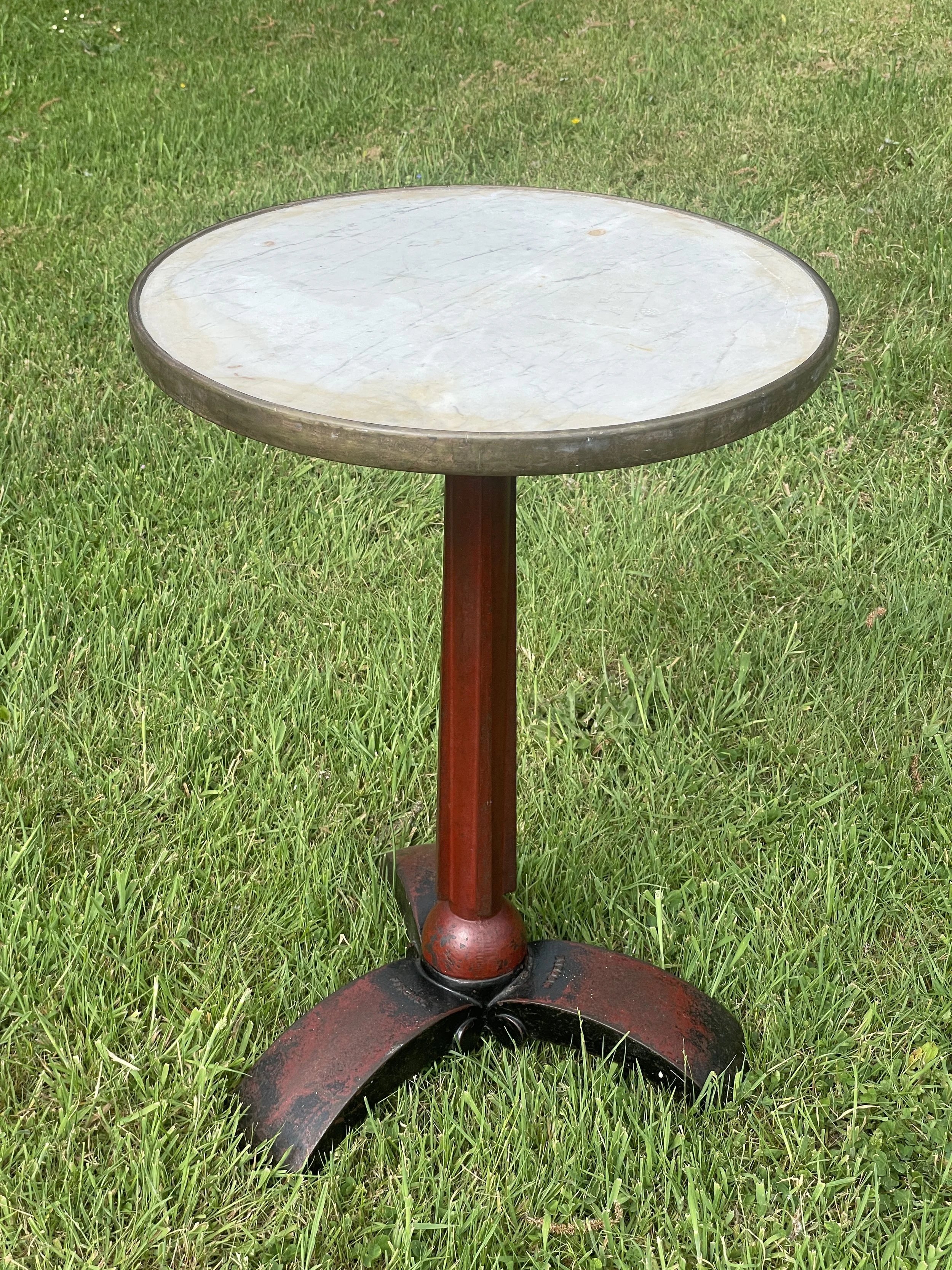 1930's Art Deco Fischel Bistro Cafe Table