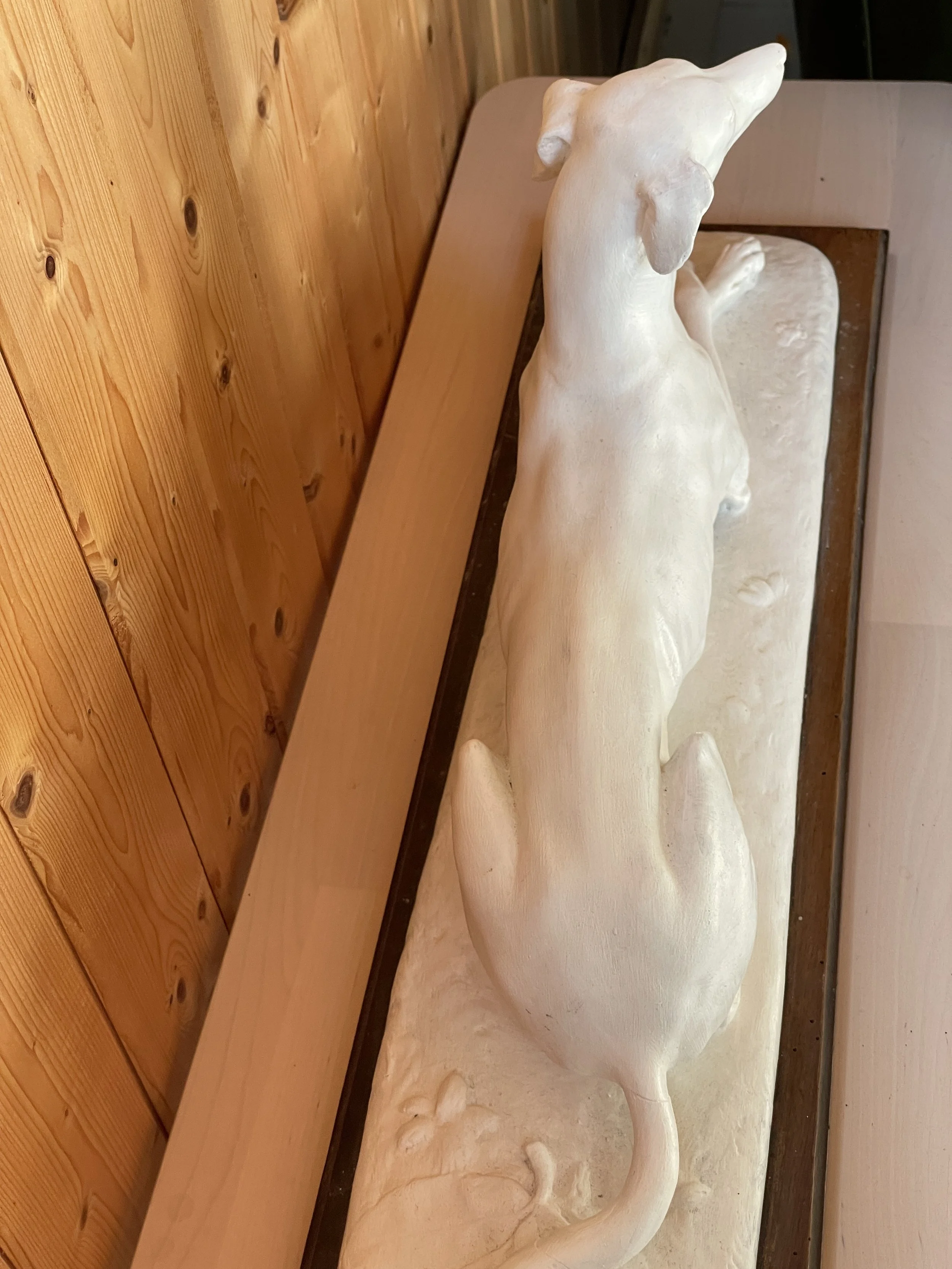 1937 Plaster Model of a Greyhound