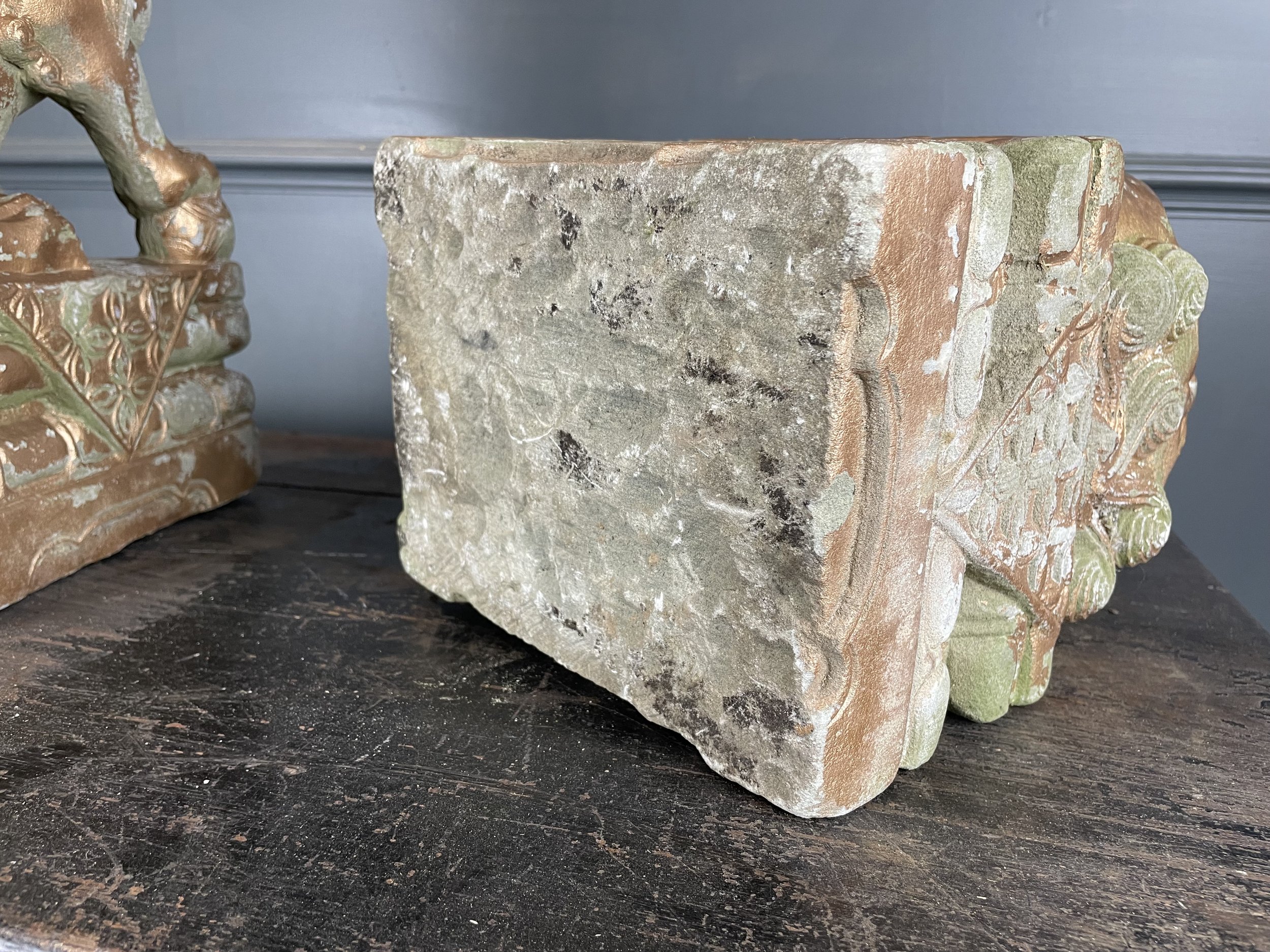 Chinese Pair of Stone Foo Dogs