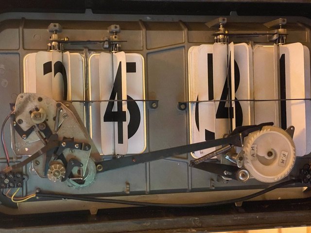 Italian 1960s Solari Udine Cifra 12 Station Flip Clock