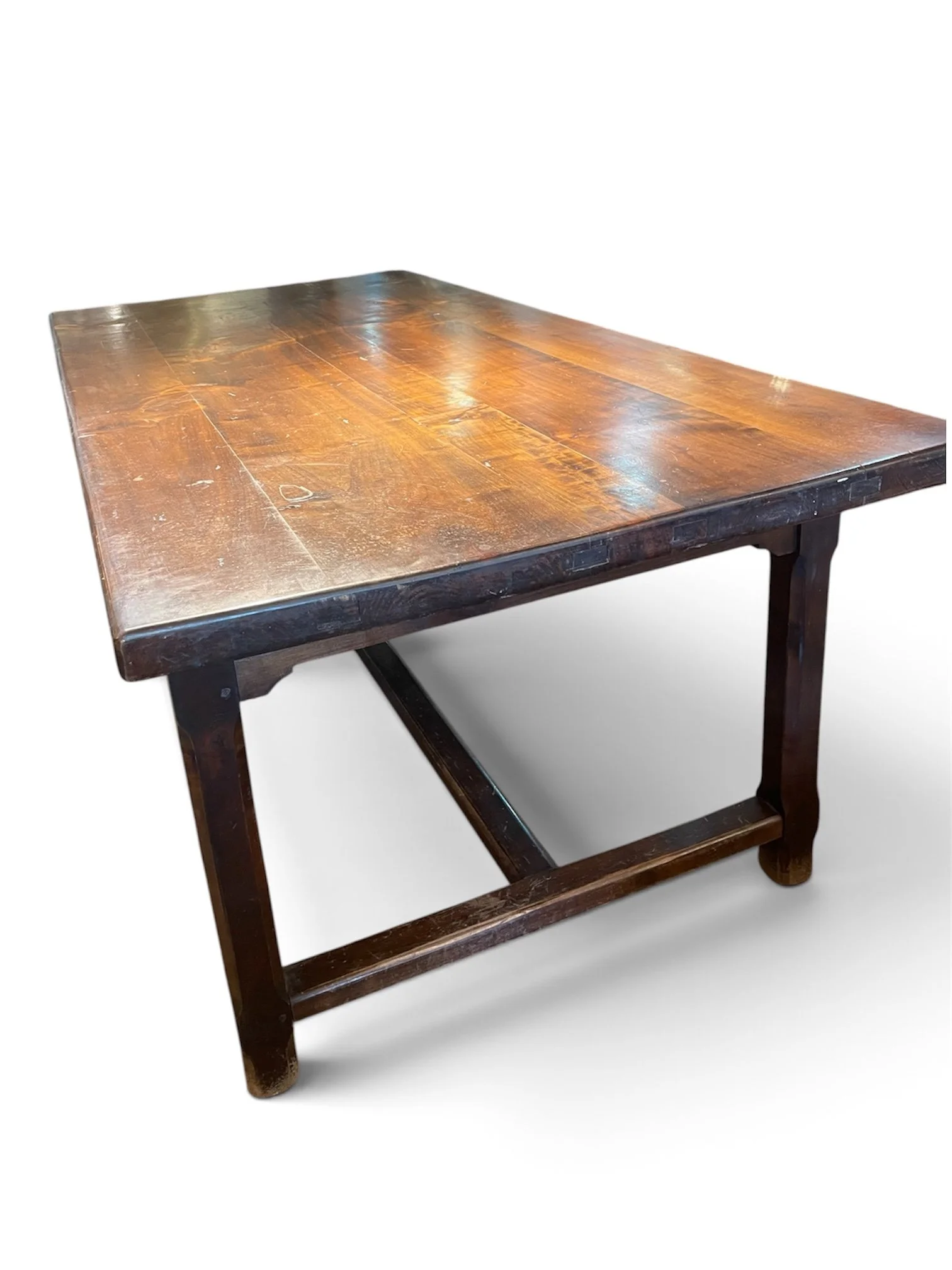 Large French Fruitwood Refectory Table