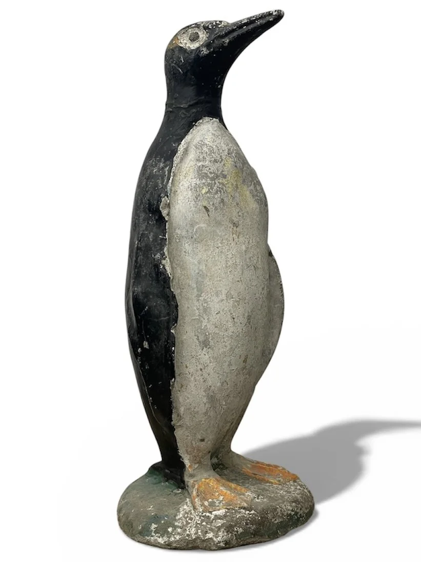 French 1930s Reconstituted Stone Penguin