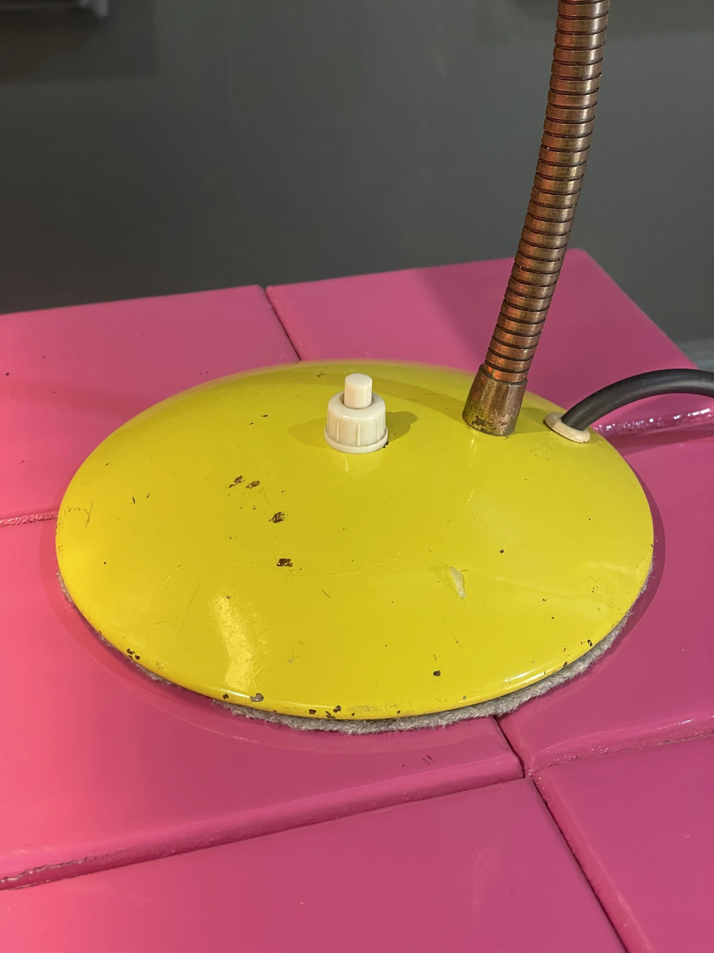 1950s Yellow Desk Lamp