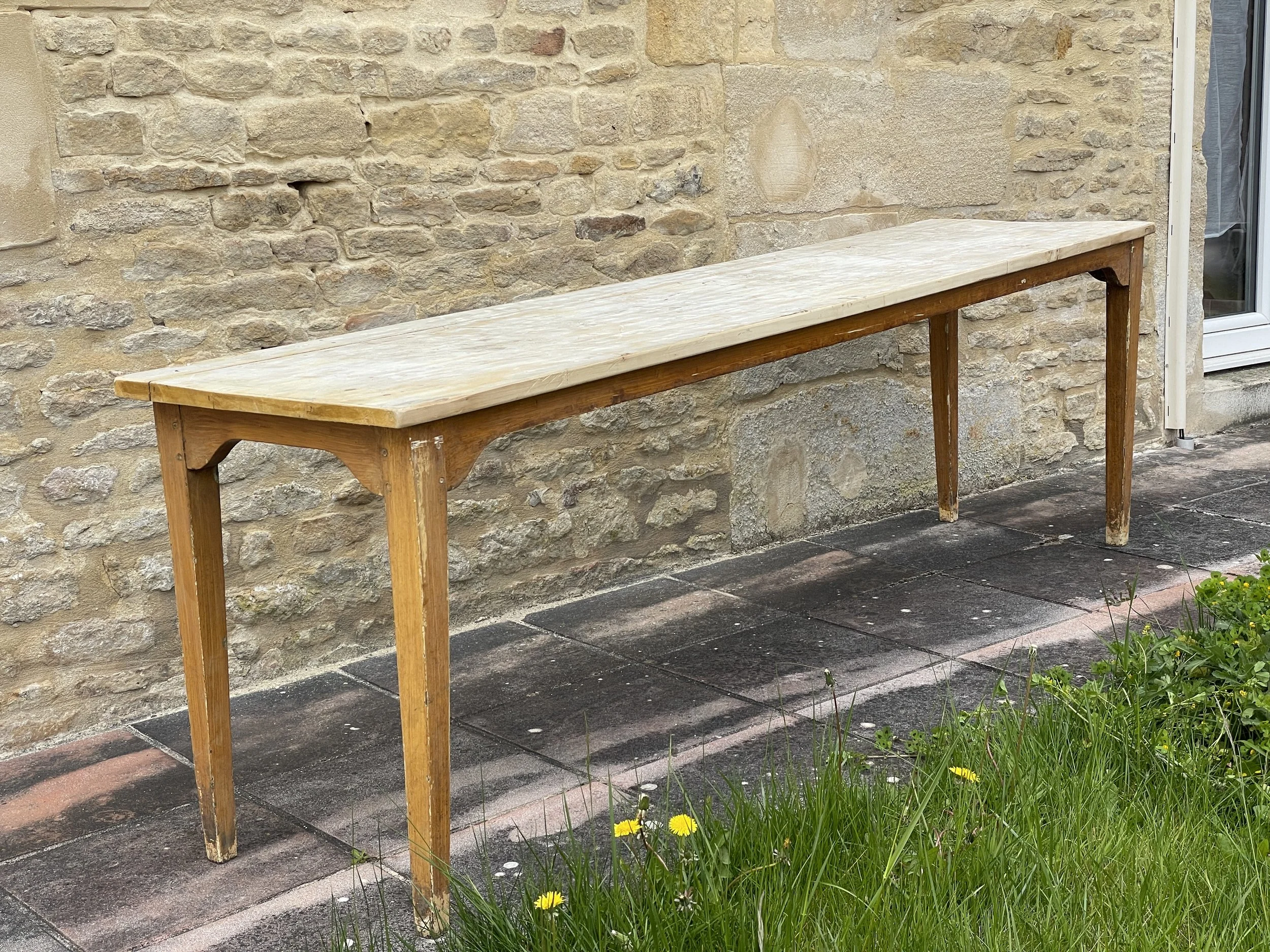 French 1950s Dairy Prep Table