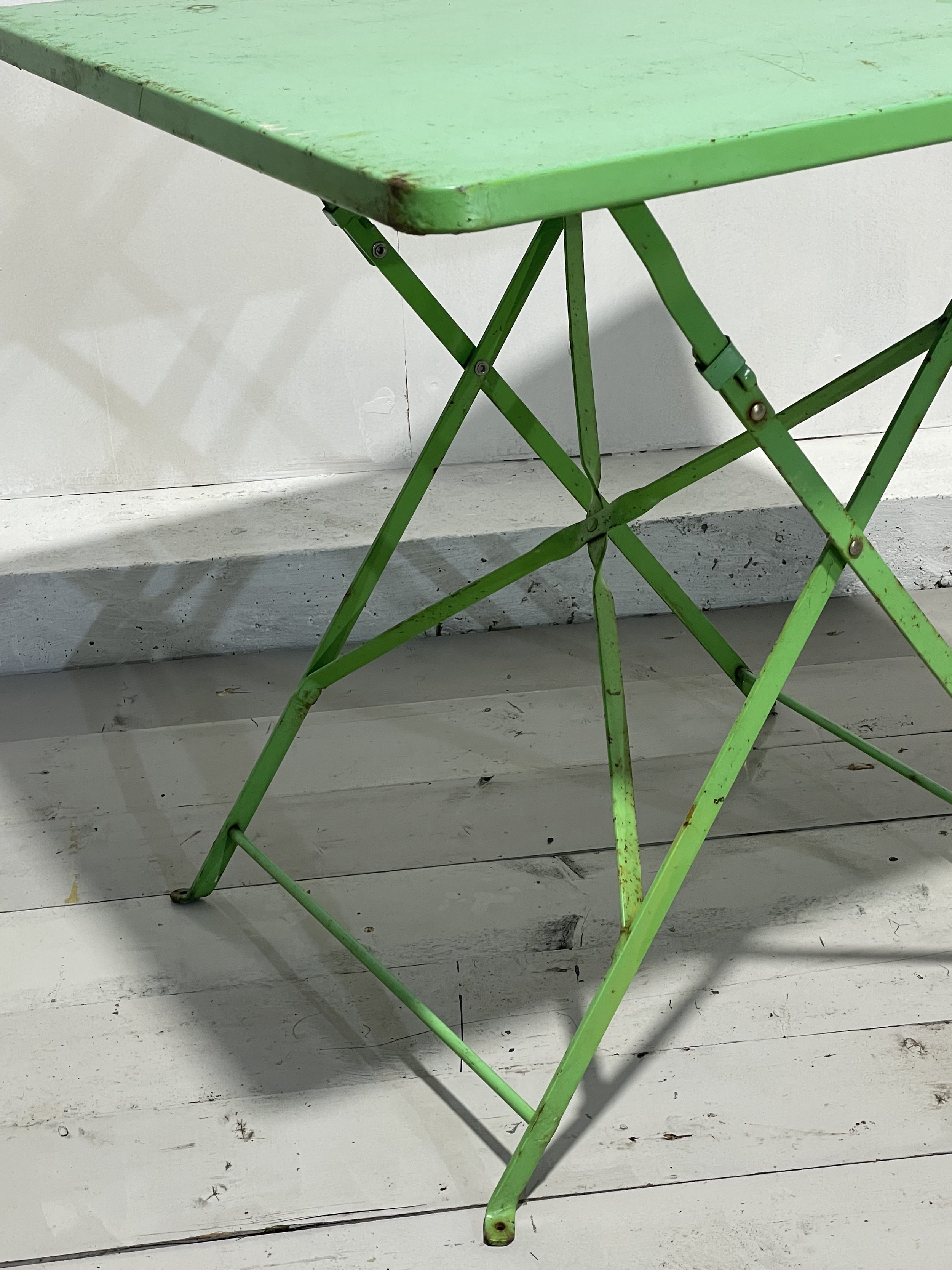 French Folding Garden or Patio Table