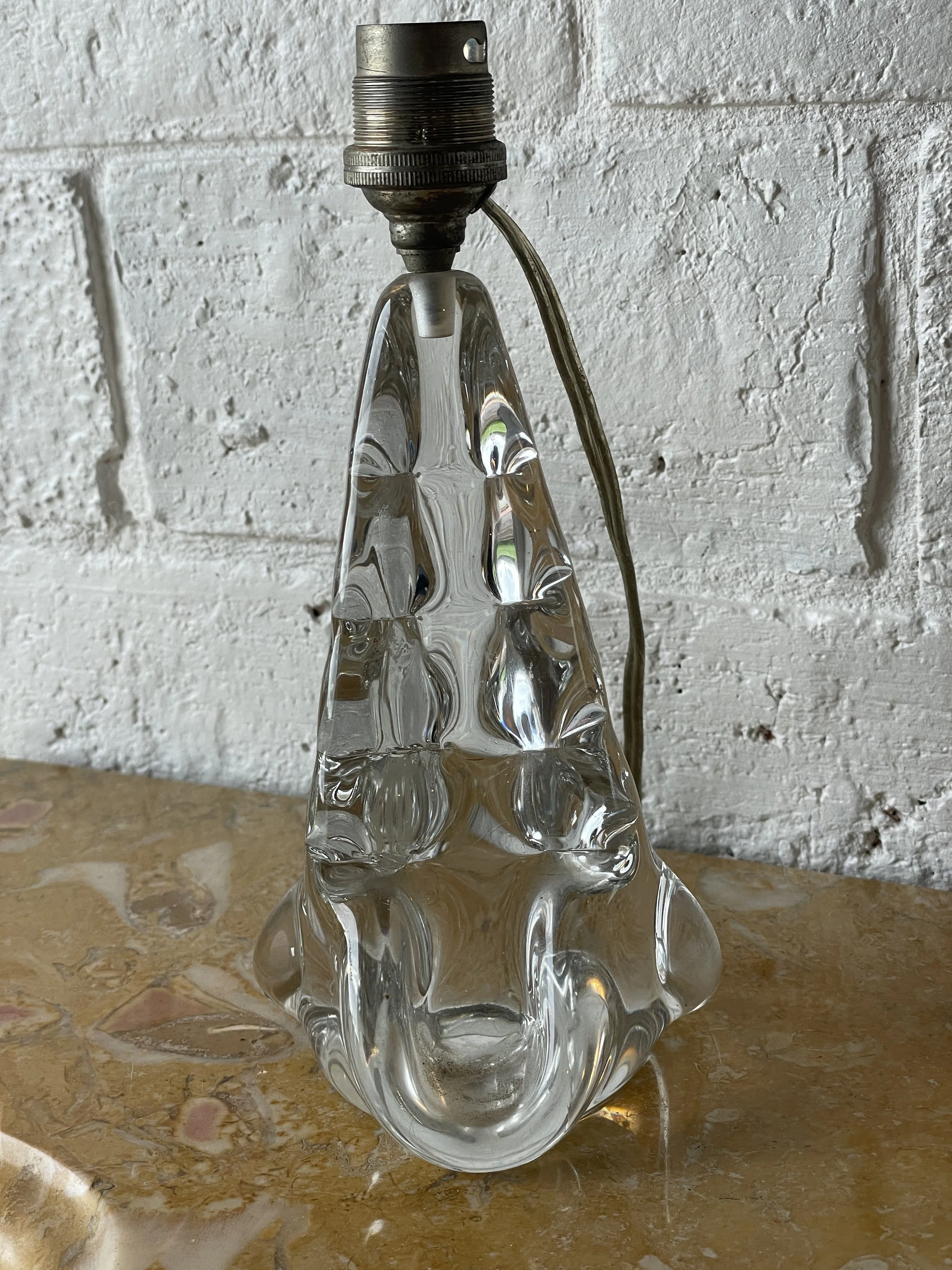 French Crystal Table Lamp