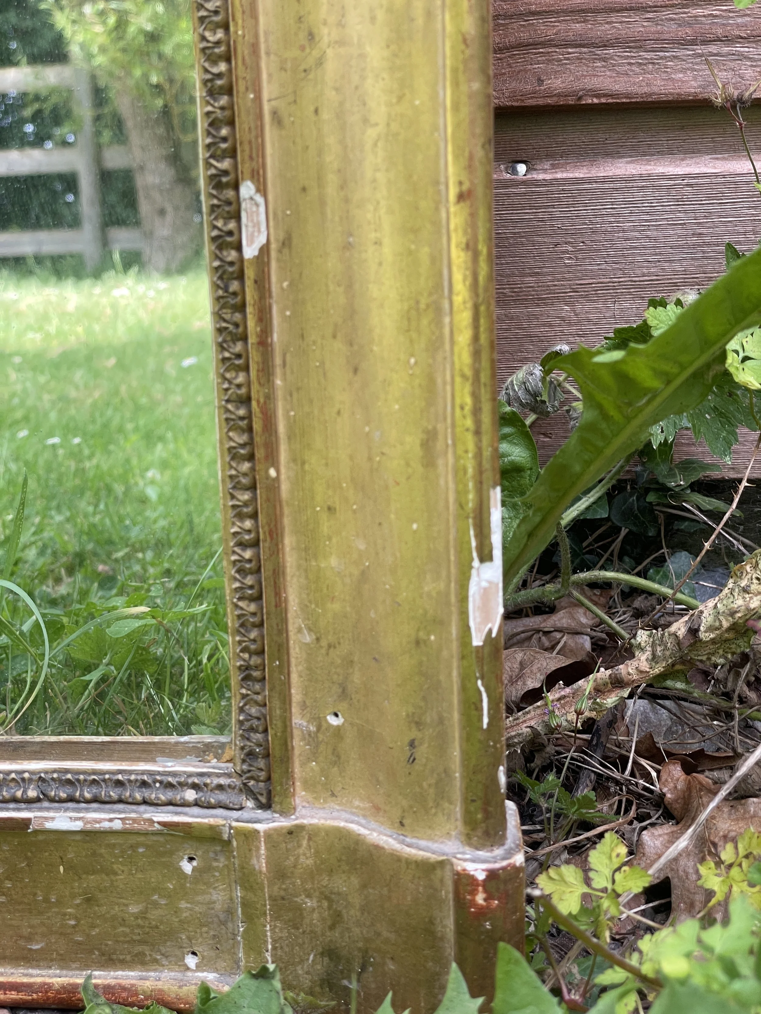 19th Century Gilt Rectangular Mirror