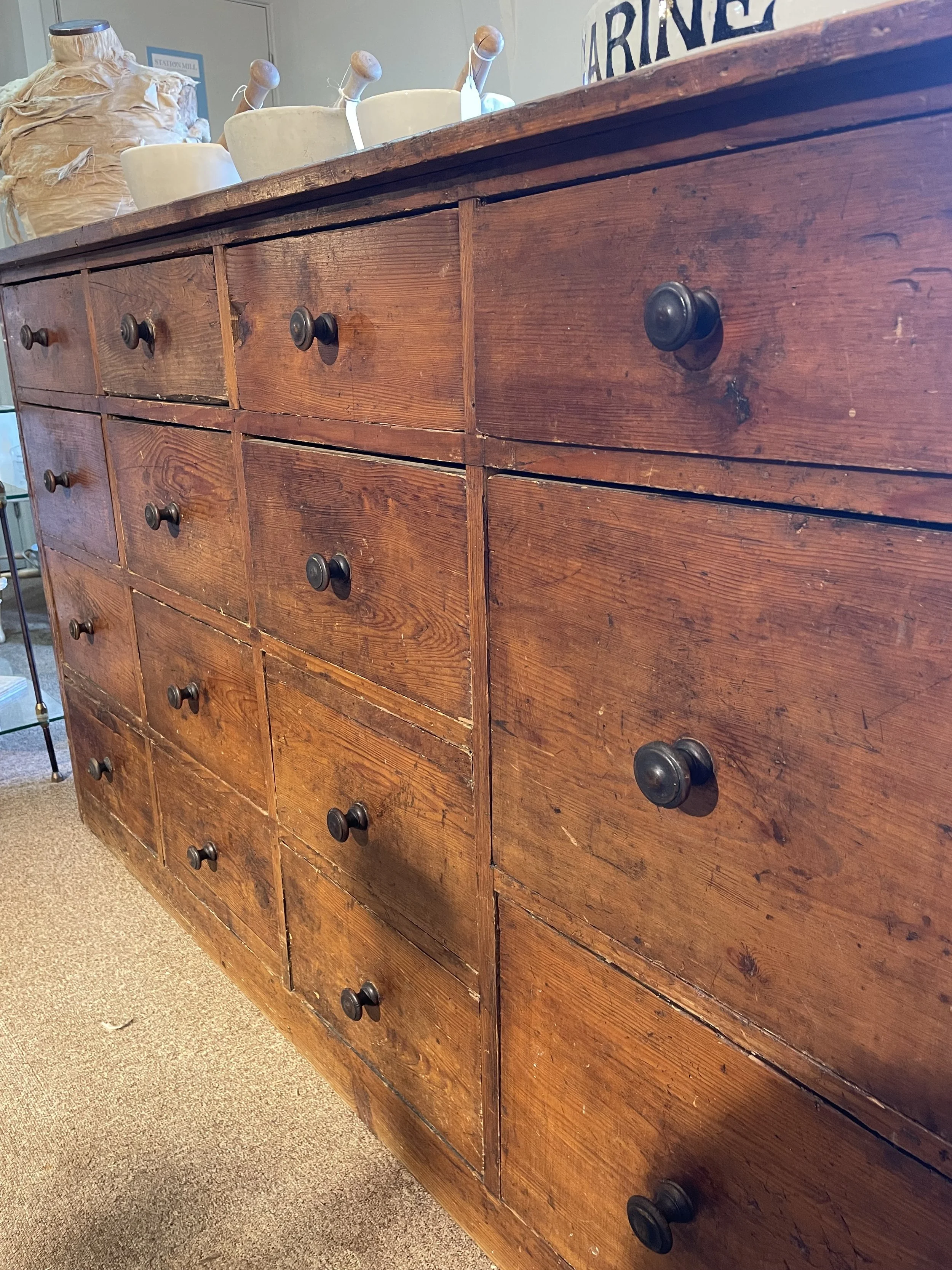 Antique Shop Keepers Drawers