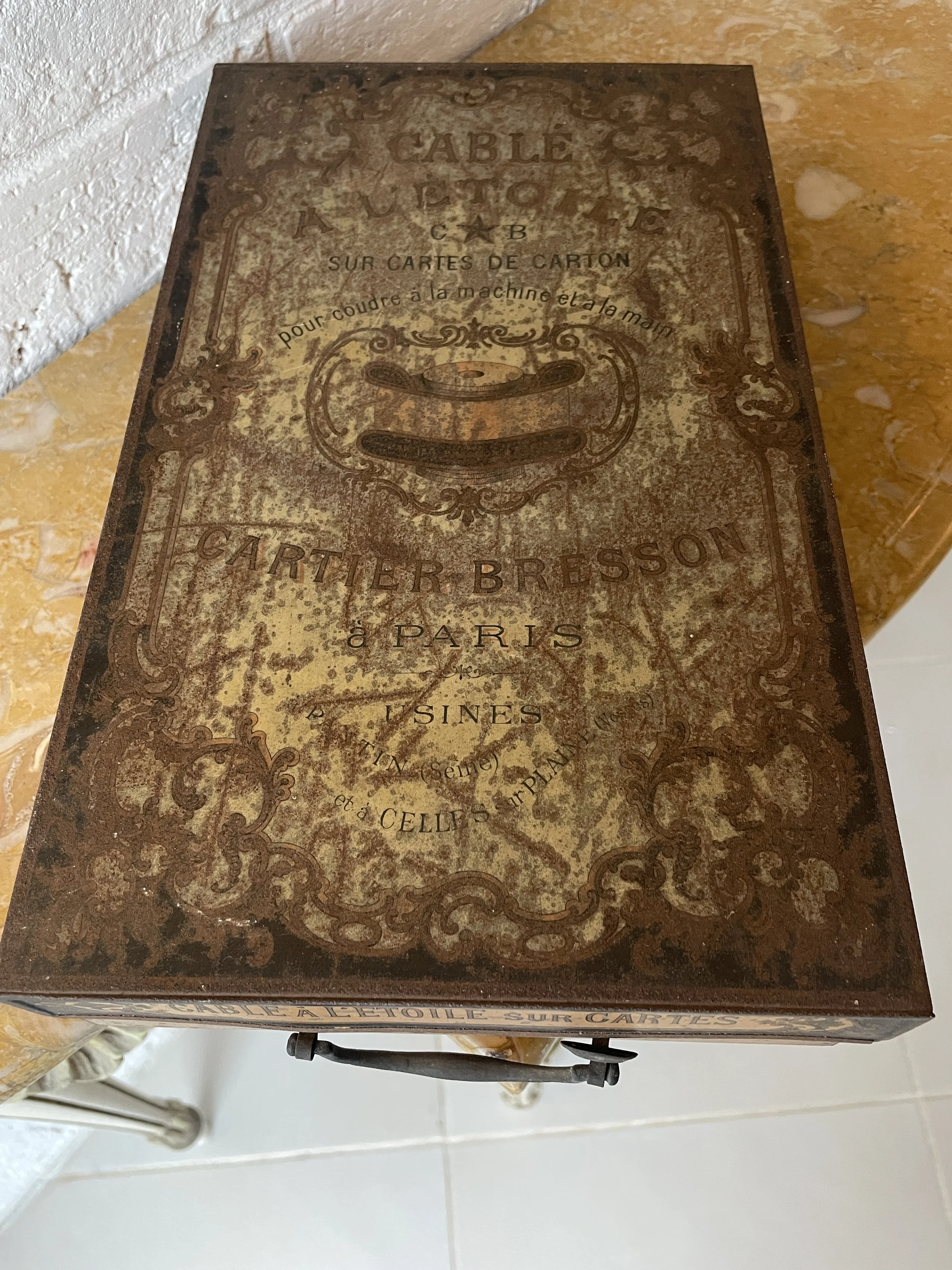 Antique Cartier Bresson Metal Box