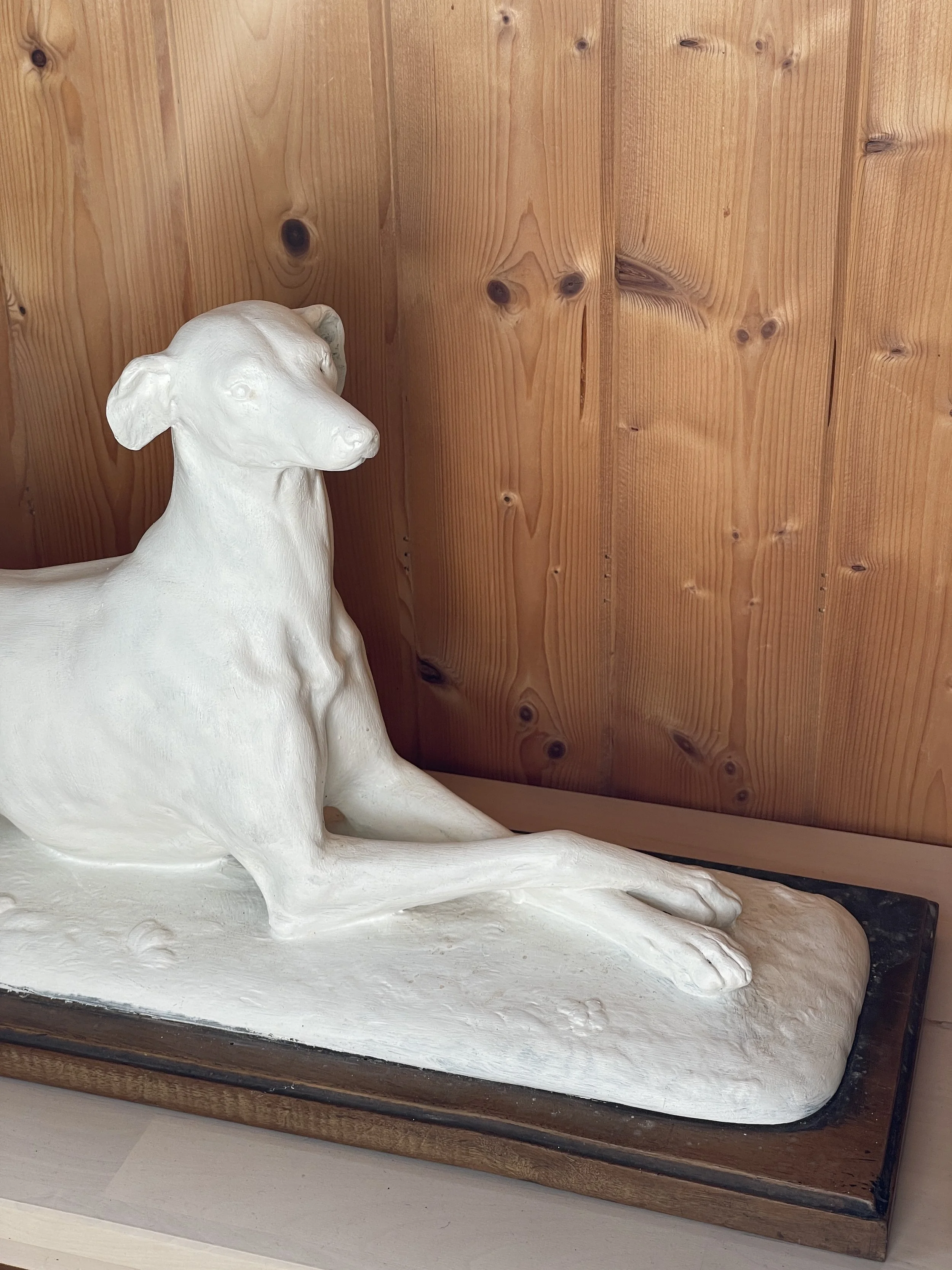 1937 Plaster Model of a Greyhound