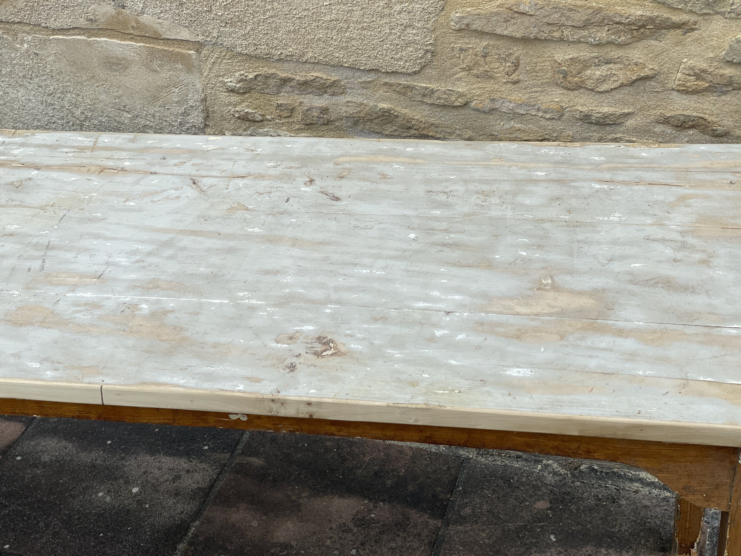 French 1950s Dairy Prep Table