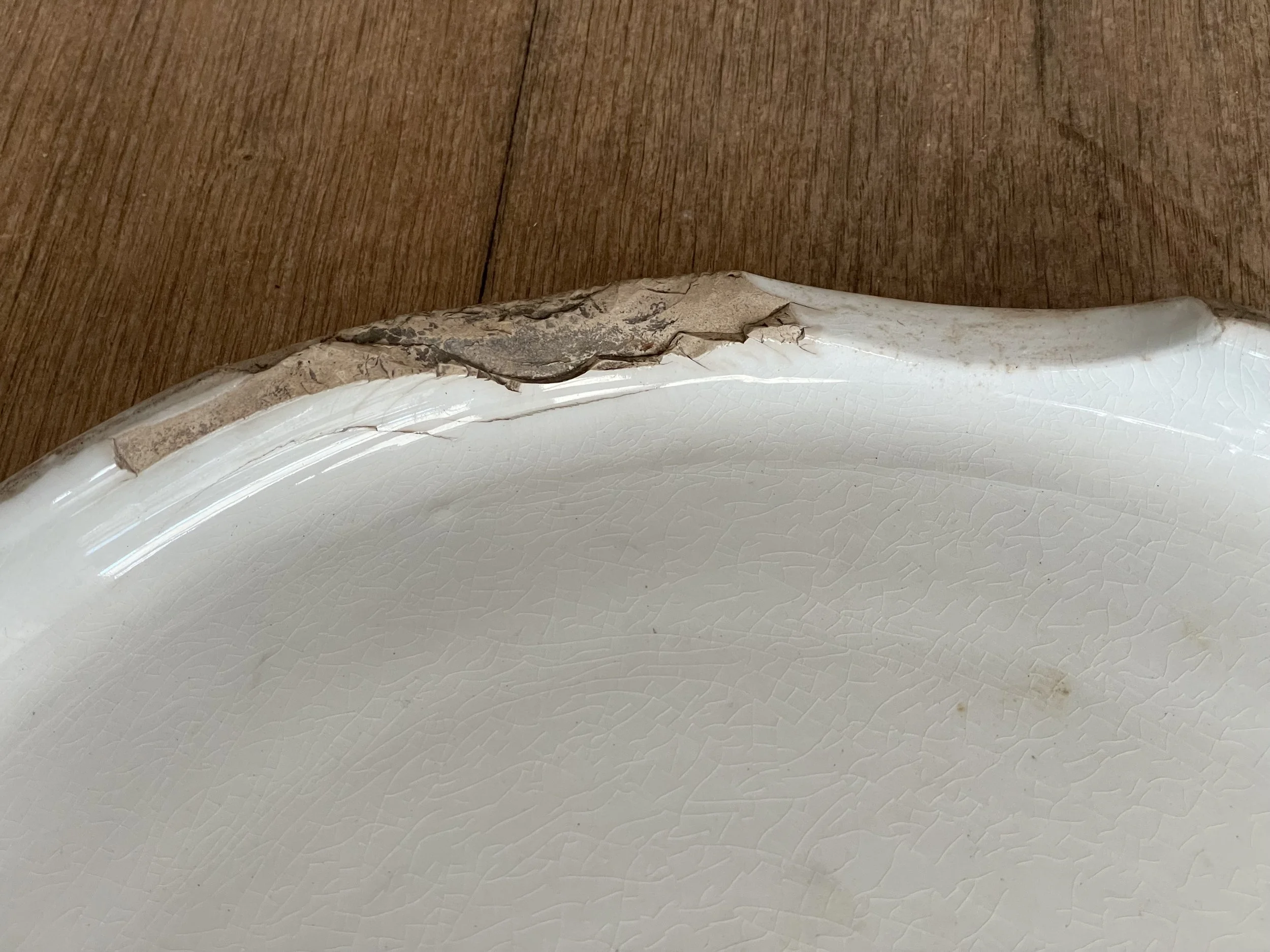 Antique Ironstone Pure Butter Slab