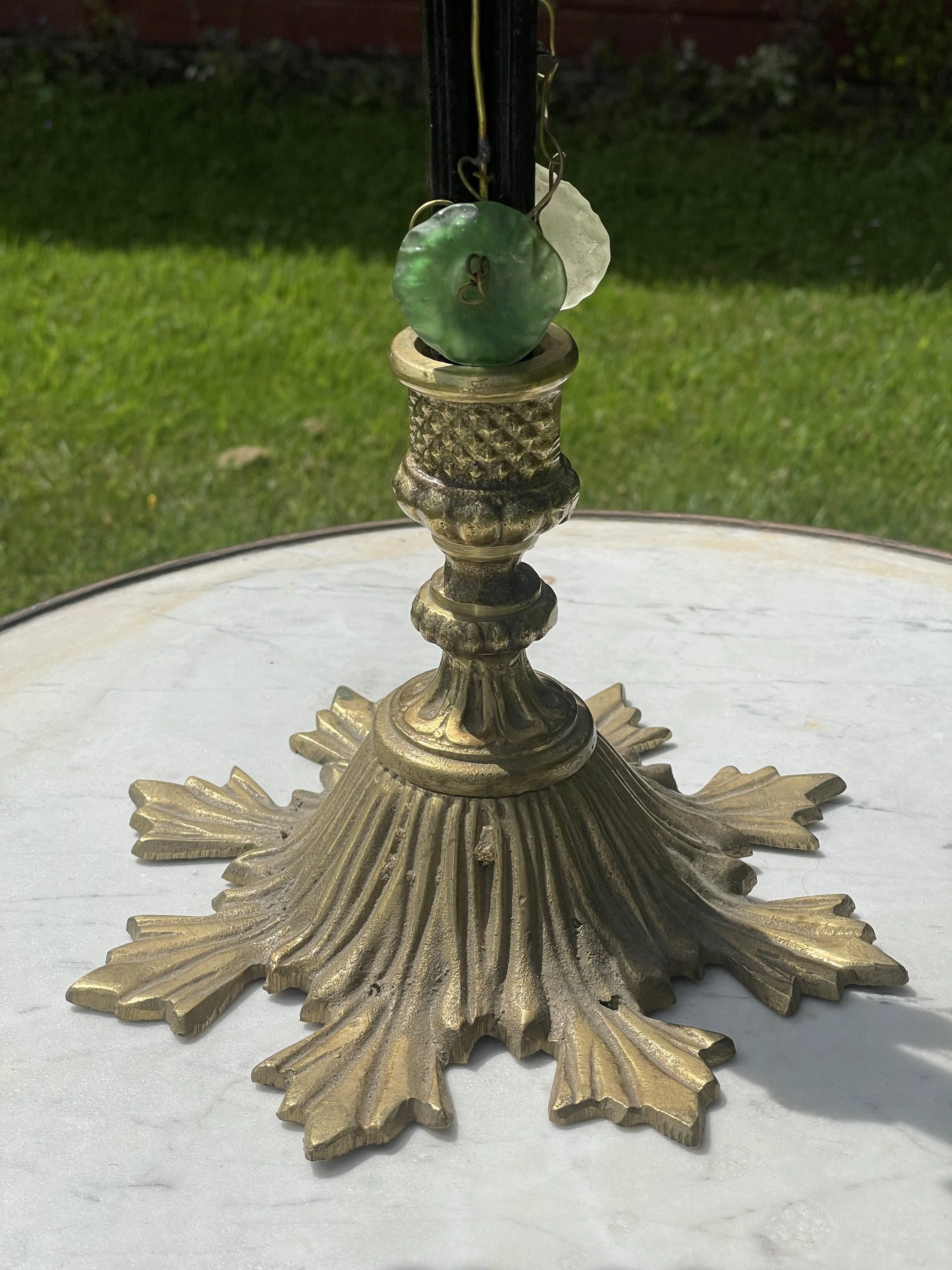Mid Century Murano Grape Lamp