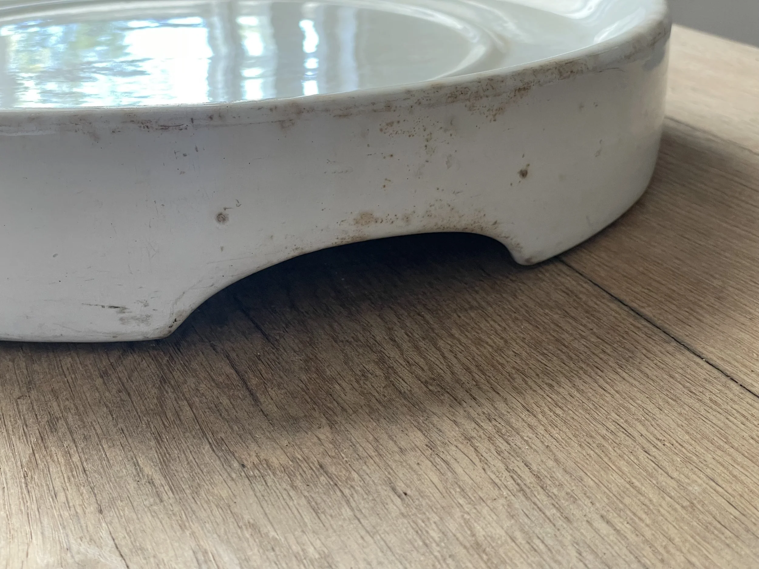 Antique Ironstone Margarine Slab